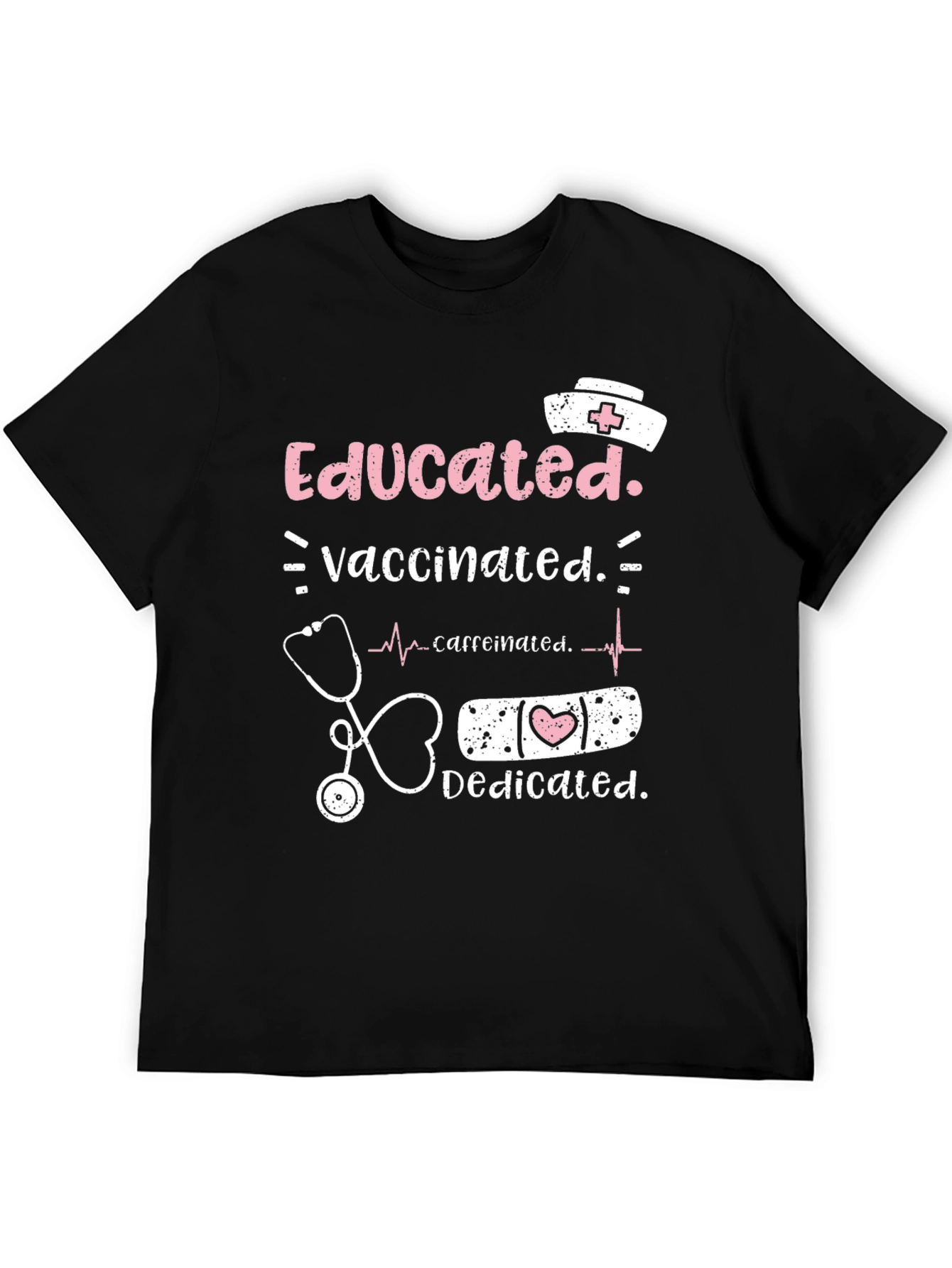 Educated Vaccinated Nurse T-Shirt