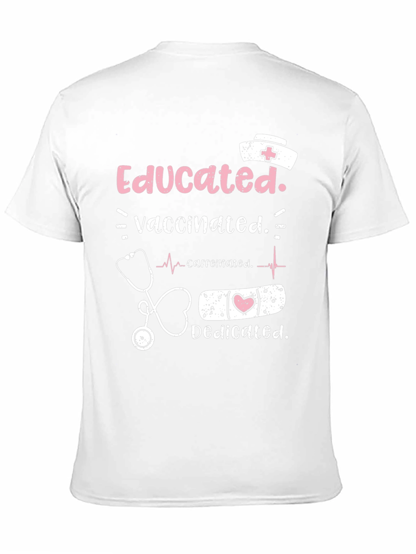 Educated Vaccinated Nurse T-Shirt