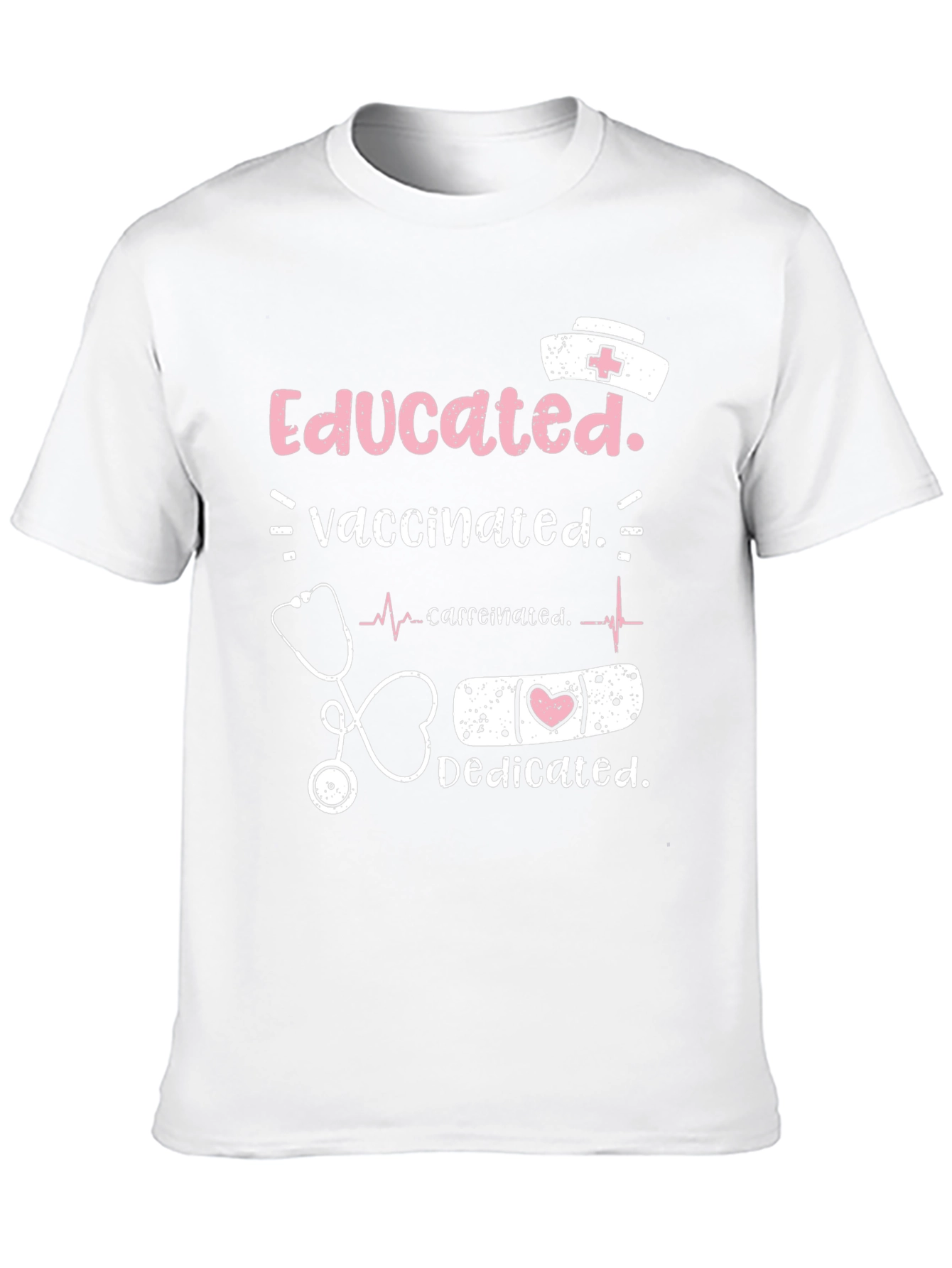 Educated Vaccinated Nurse T-Shirt