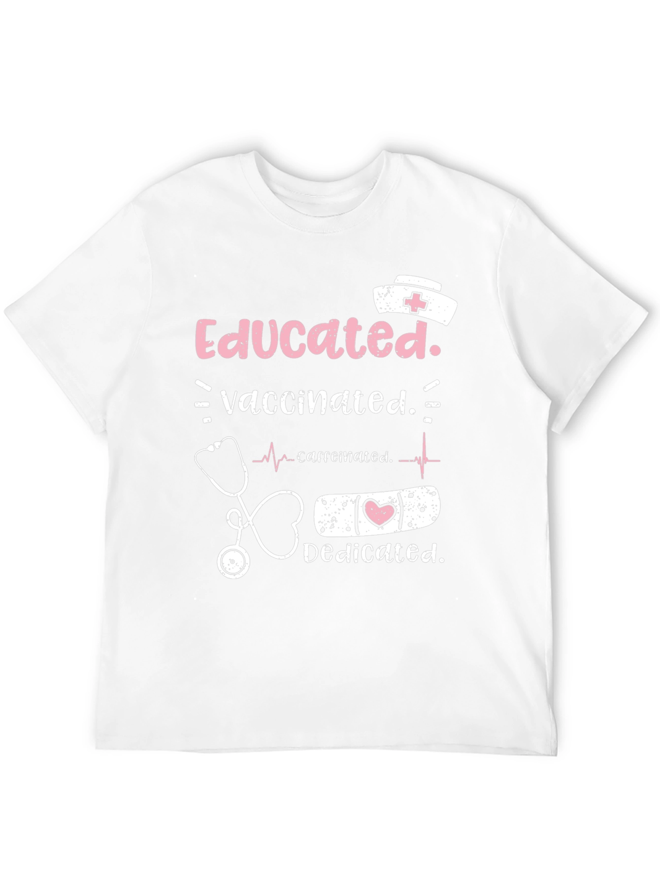 Educated Vaccinated Nurse T-Shirt