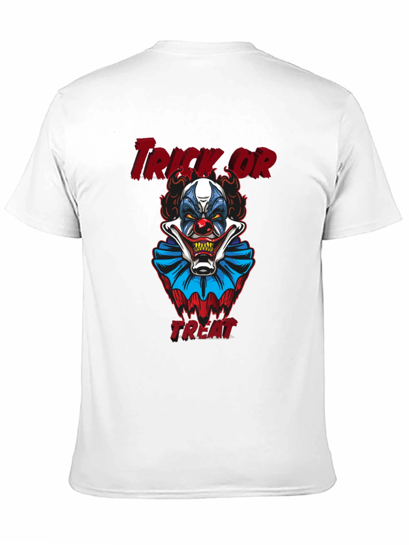 Scary Clown Trick or Treat Halloween Graphic T-Shirt