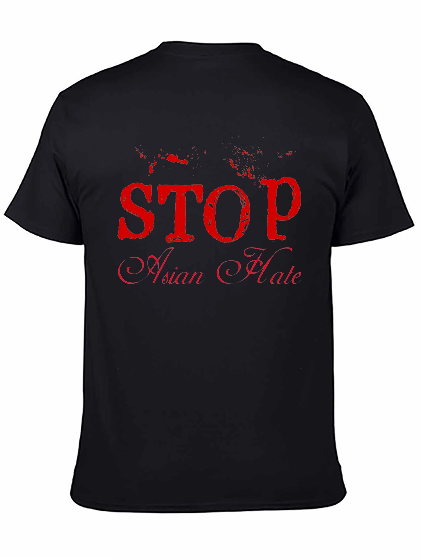 Stop Asian Hate Black T-Shirt