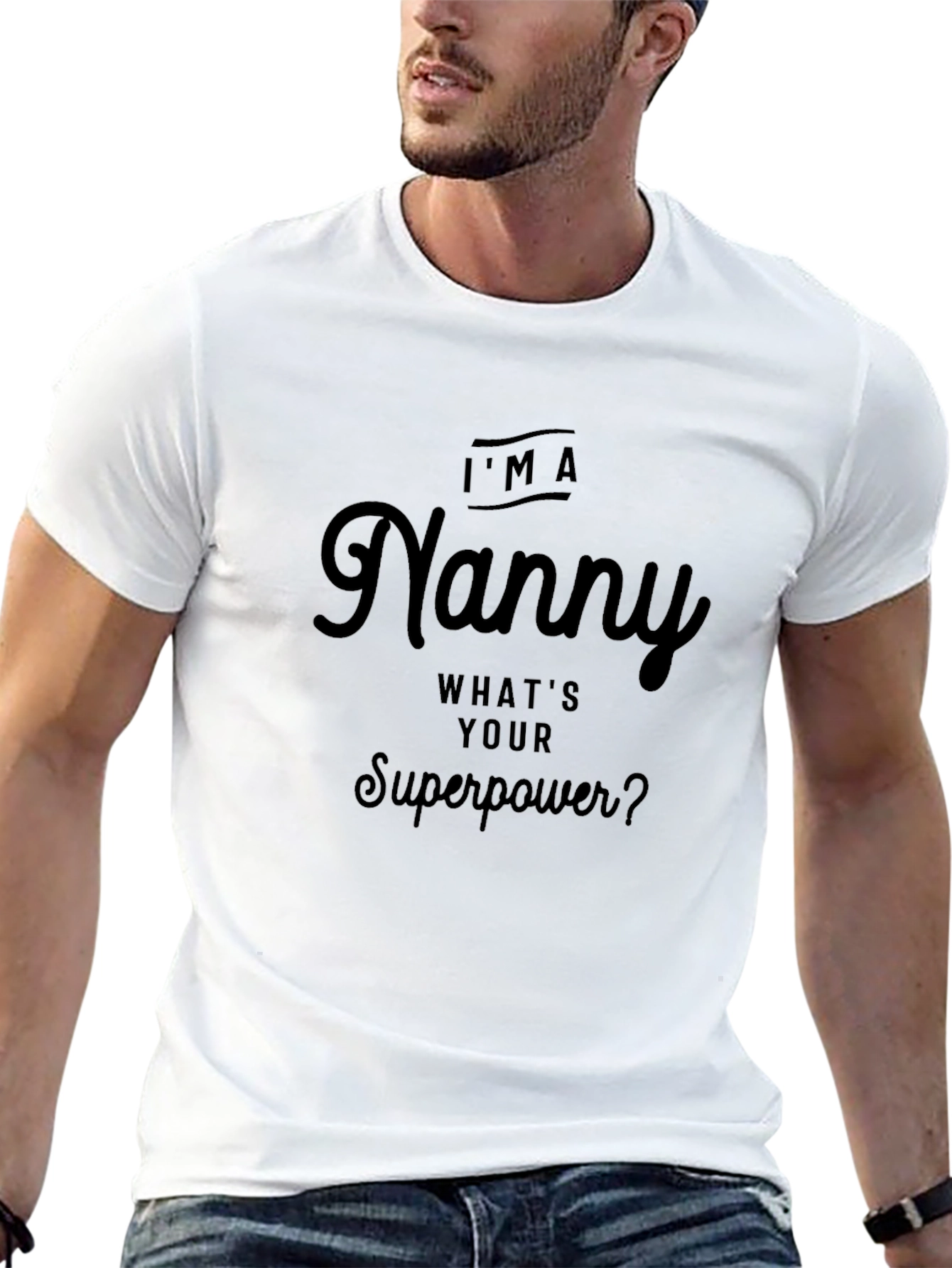 Nanny Superpower T-Shirt - Funny Nanny Gift