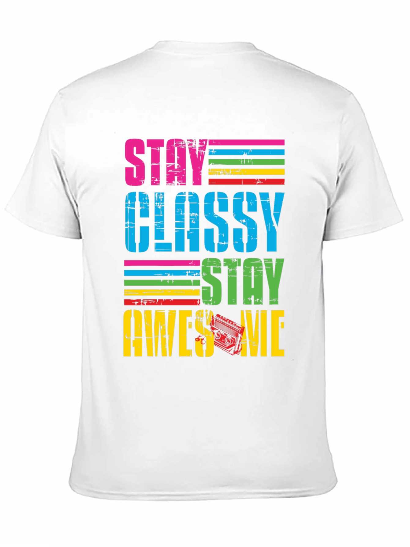 Stay Classy Awesome Retro T-Shirt