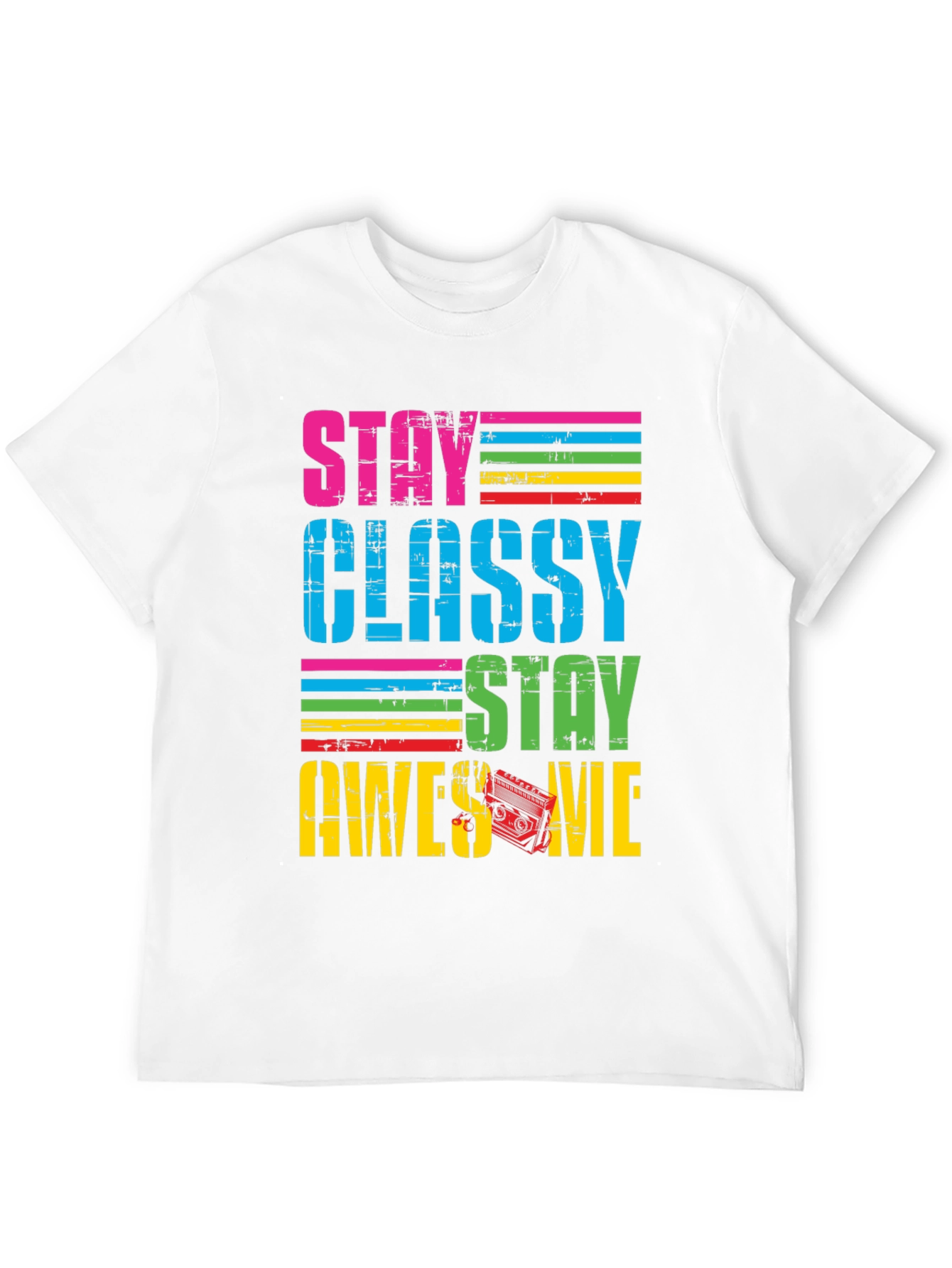 Stay Classy Awesome Retro T-Shirt