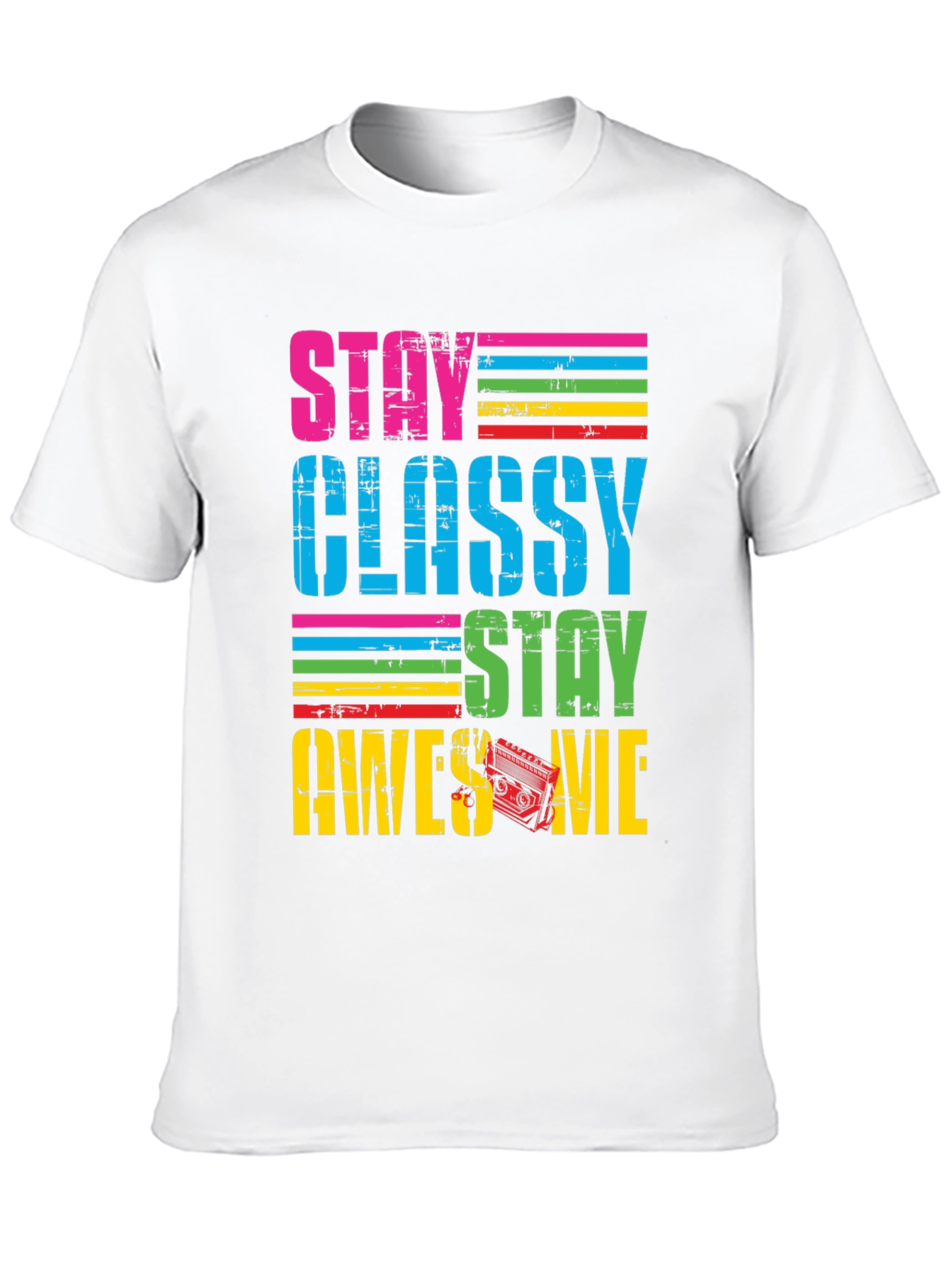 Stay Classy Awesome Retro T-Shirt