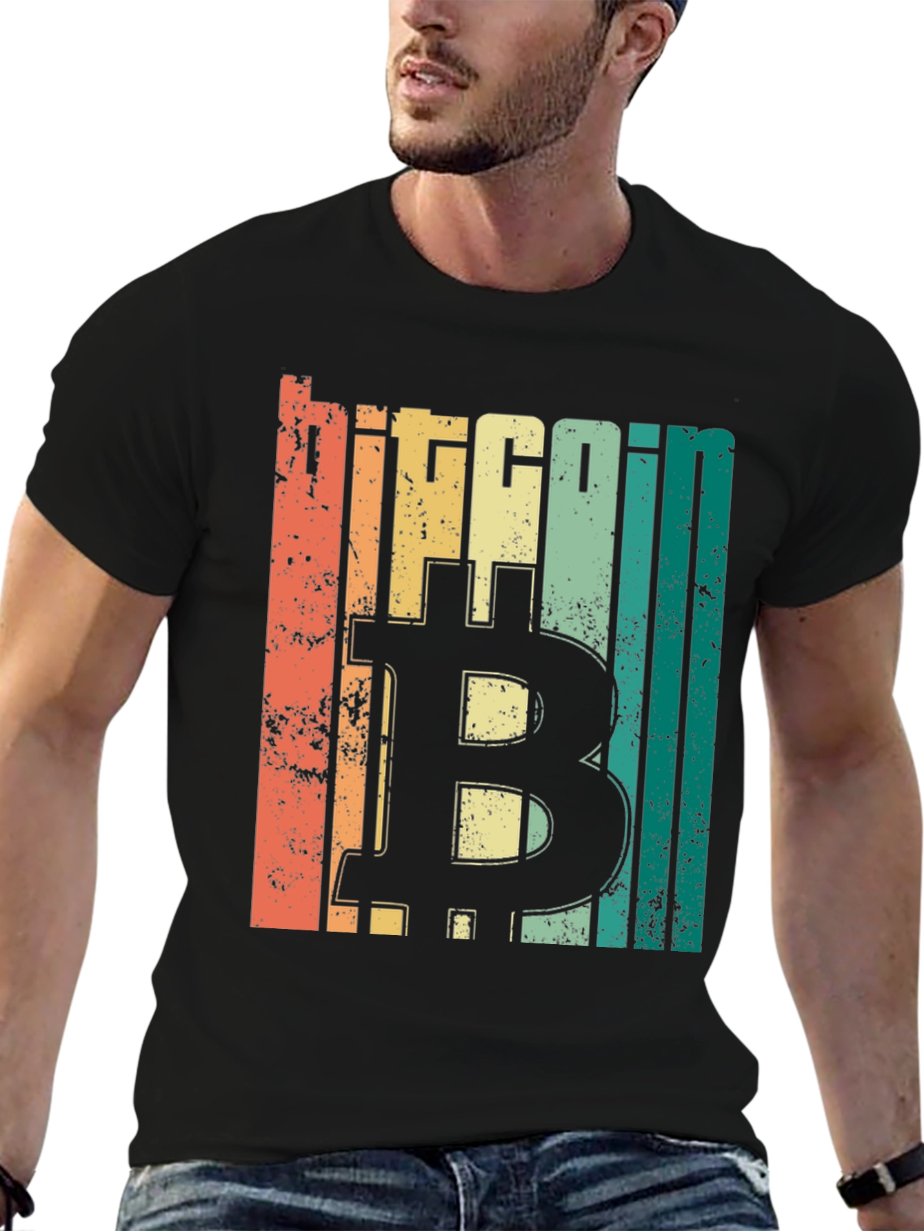 Bitcoin Retro Graphic T-Shirt