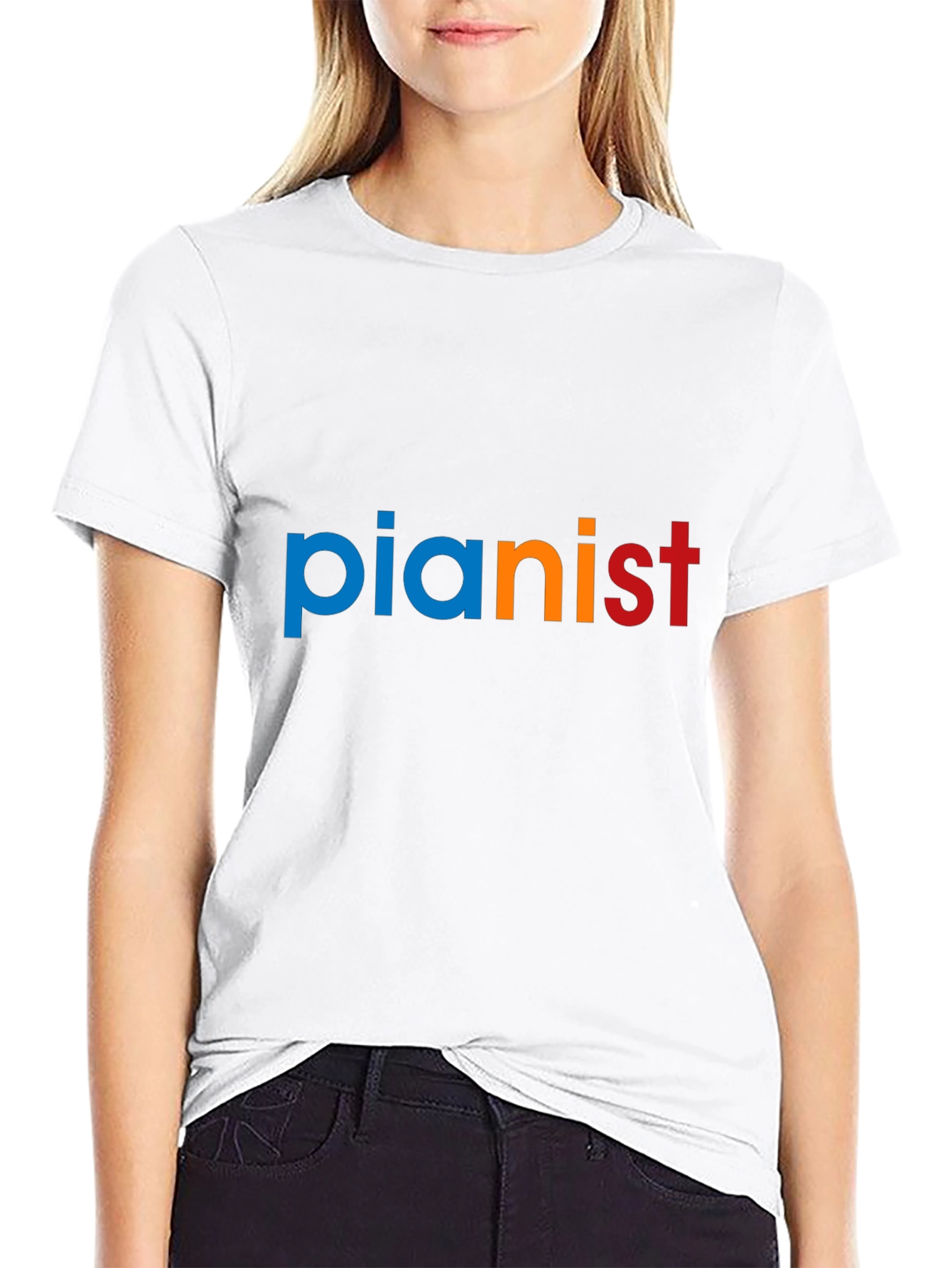 Pianist Graphic Tee - Cool Music Lover Shirt