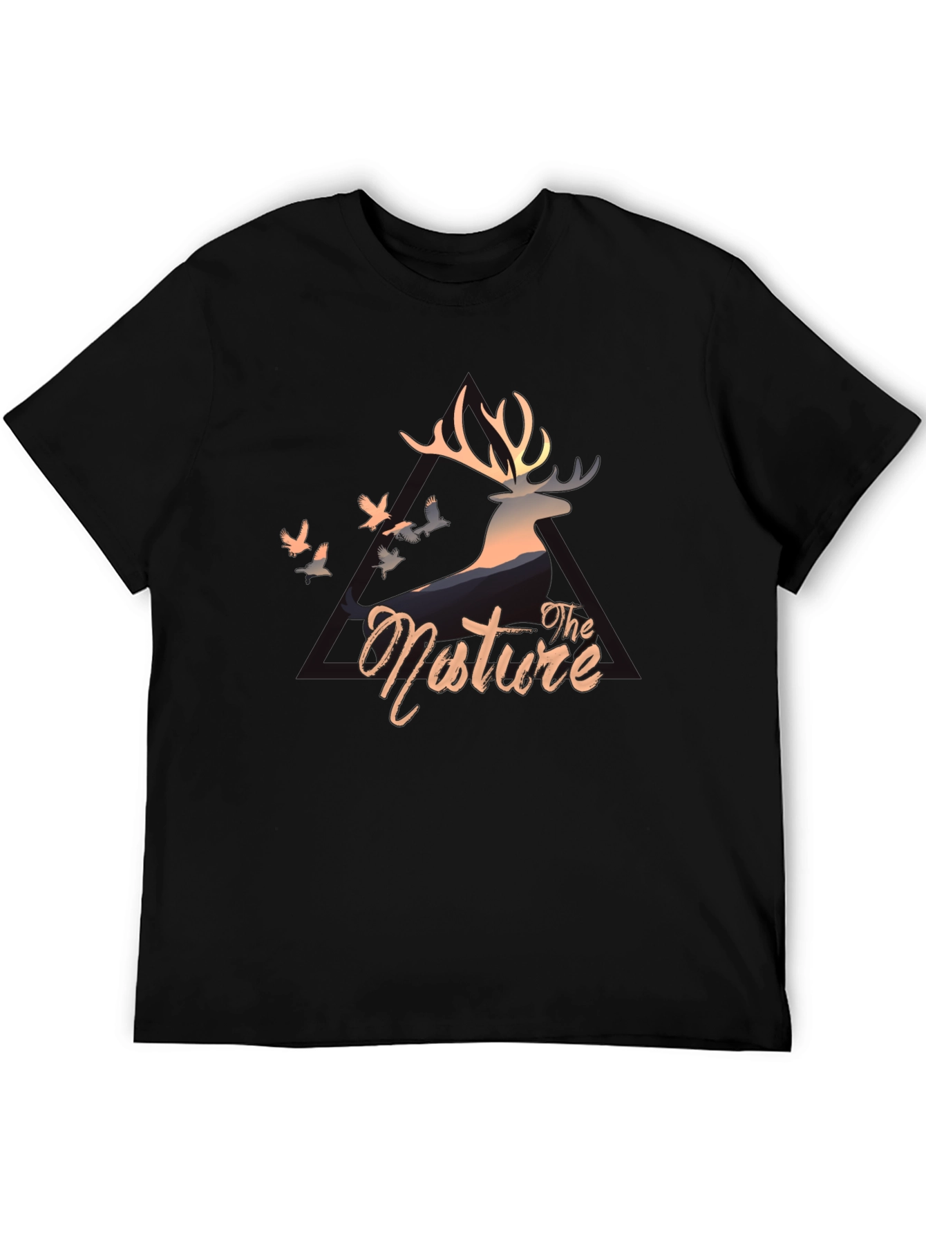 Nature Deer Graphic T-Shirt - Stylish Casual Wear