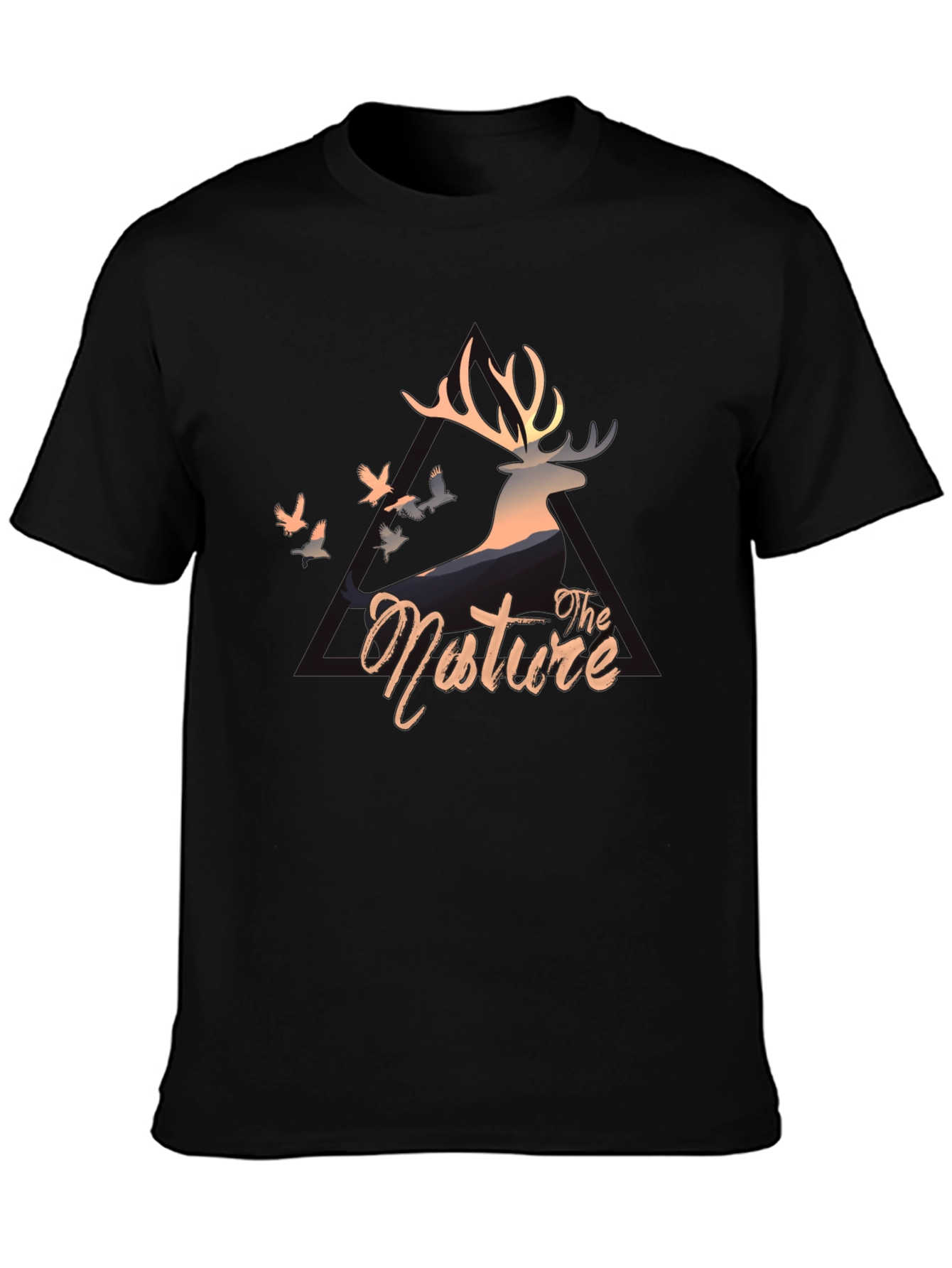Nature Deer Graphic T-Shirt - Stylish Casual Wear