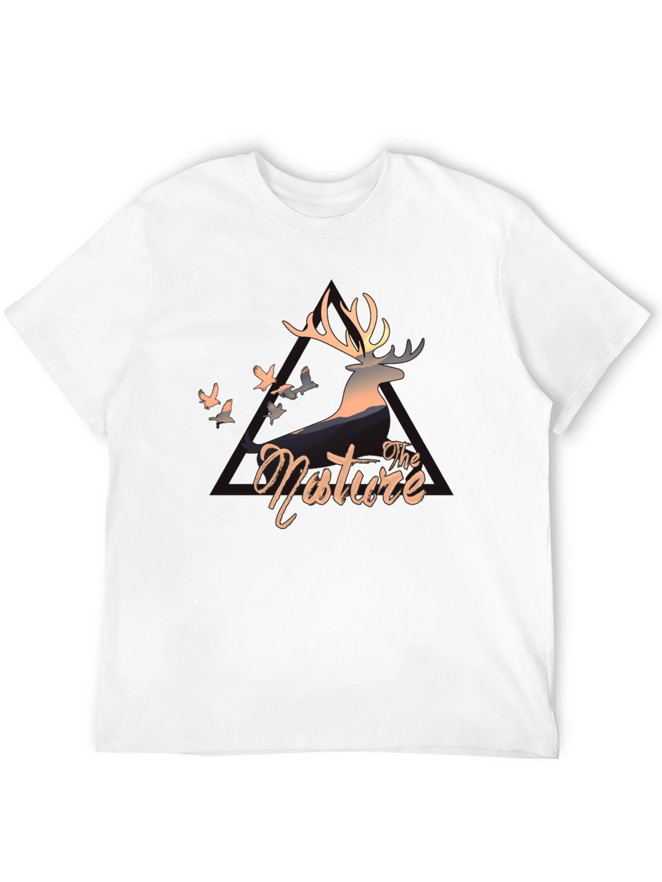 Nature Deer Graphic T-Shirt - Stylish Casual Wear