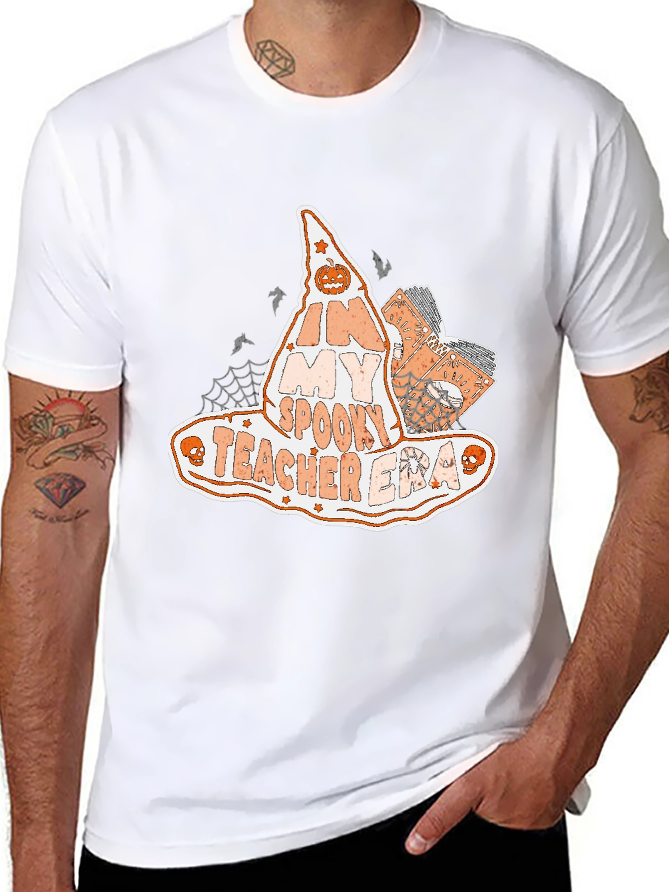 Spooky Teacher Era Halloween T-Shirt