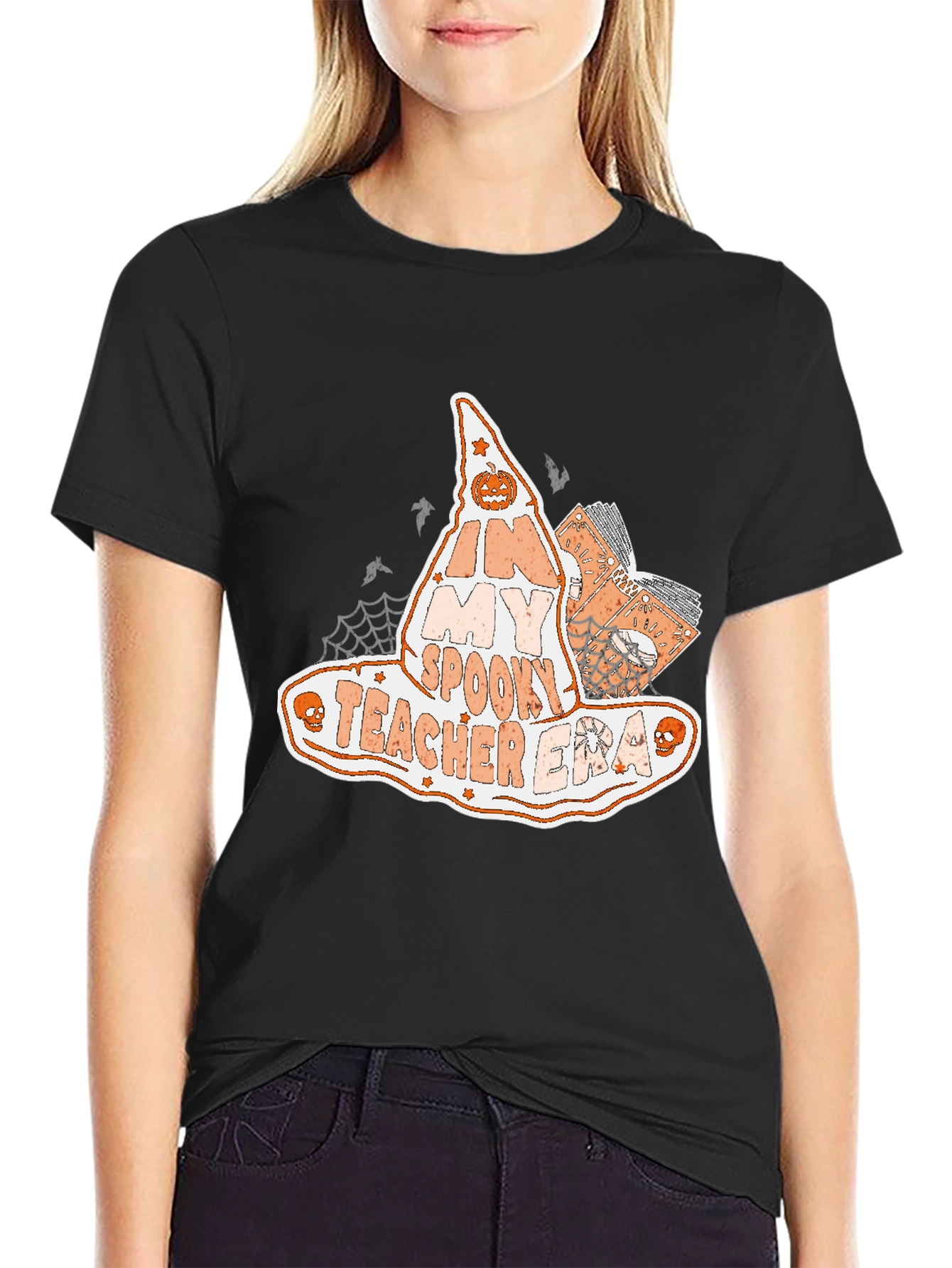 Spooky Teacher Era Halloween T-Shirt