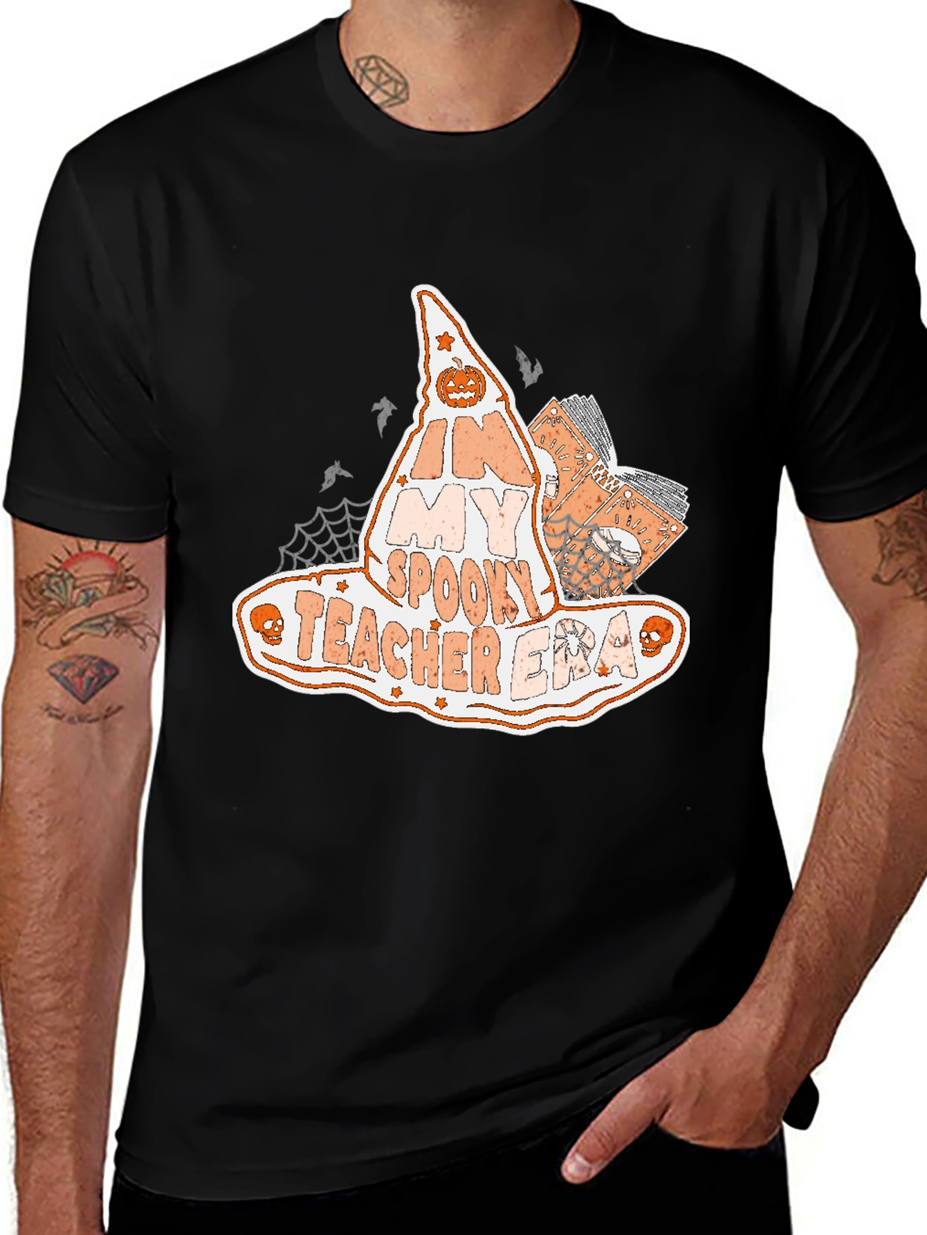 Spooky Teacher Era Halloween T-Shirt