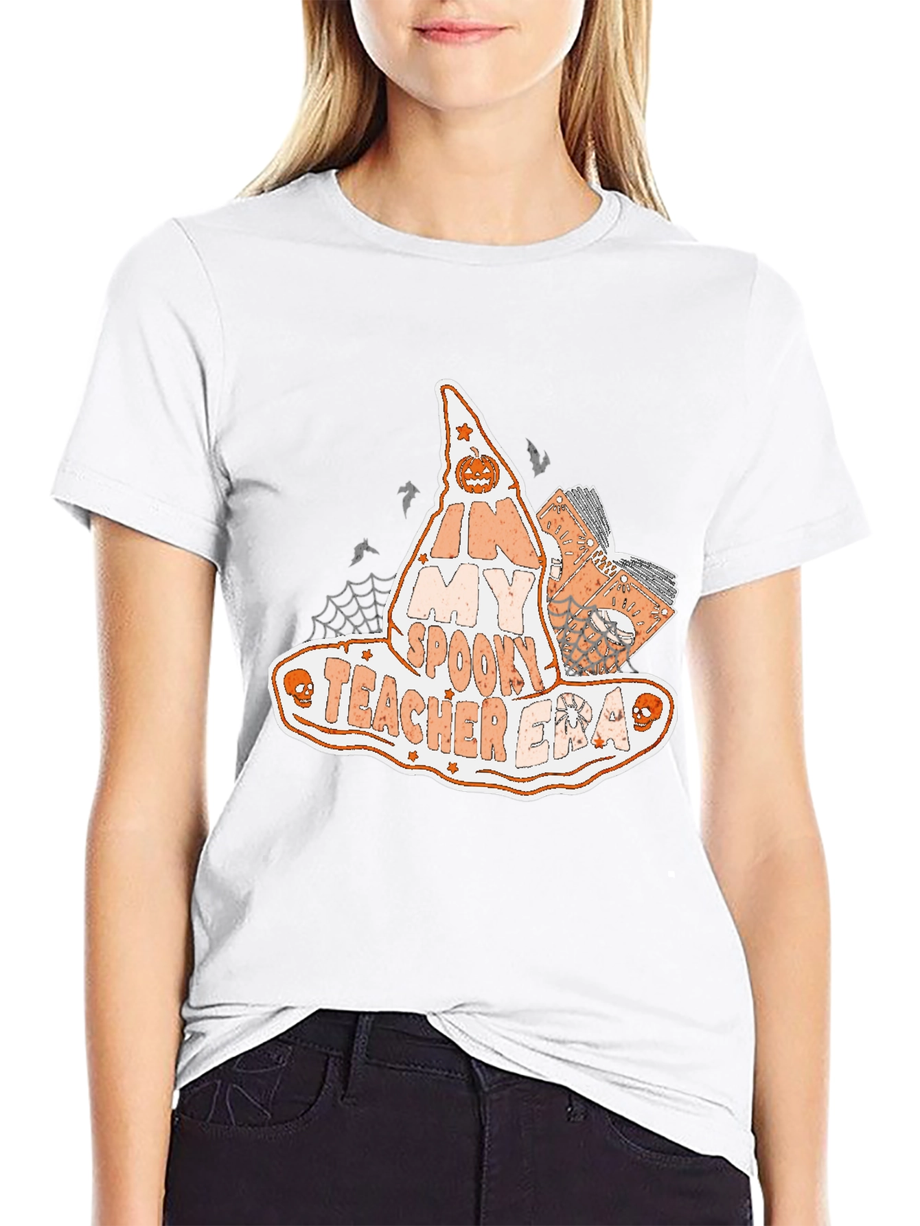 Spooky Teacher Era Halloween T-Shirt