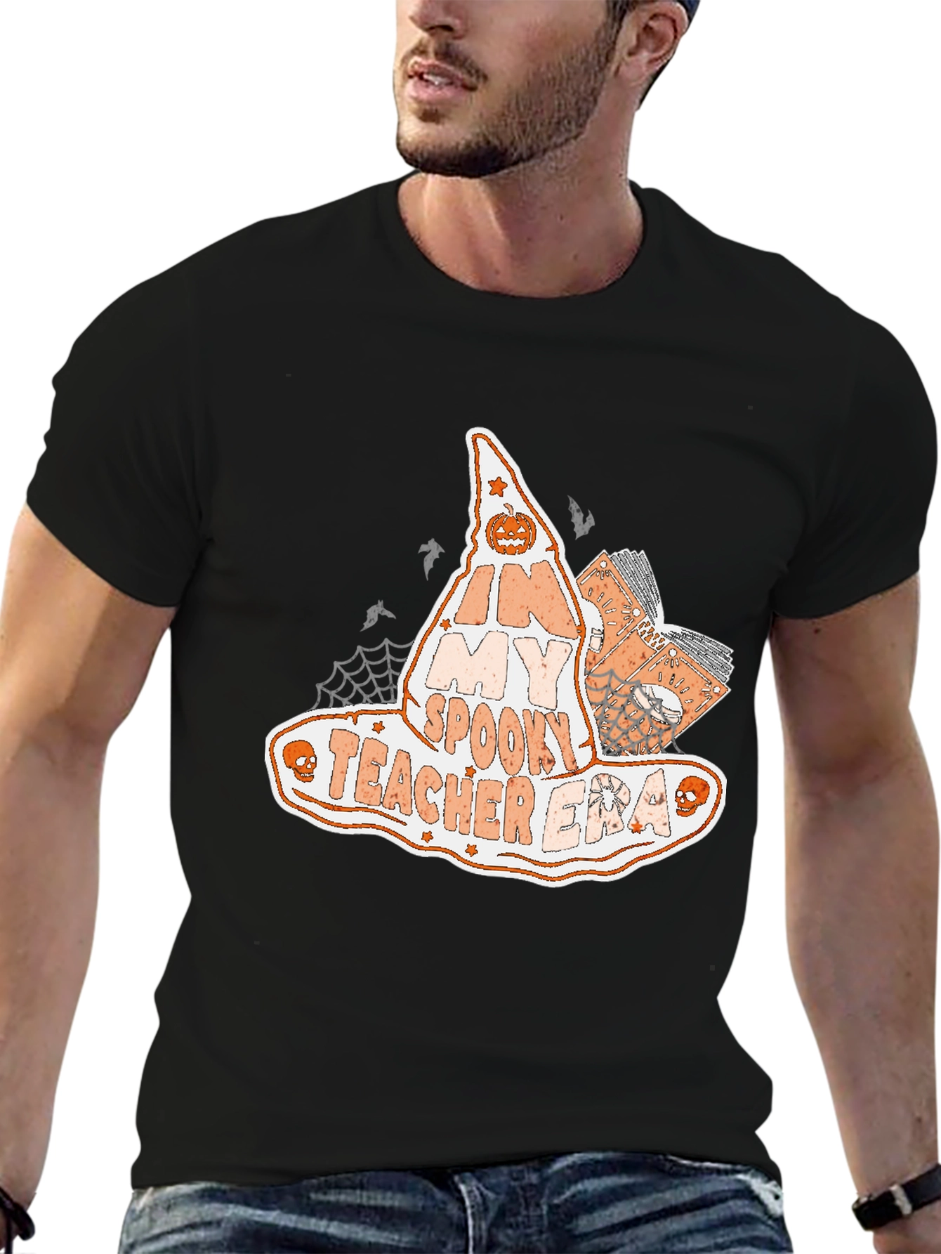 Spooky Teacher Era Halloween T-Shirt