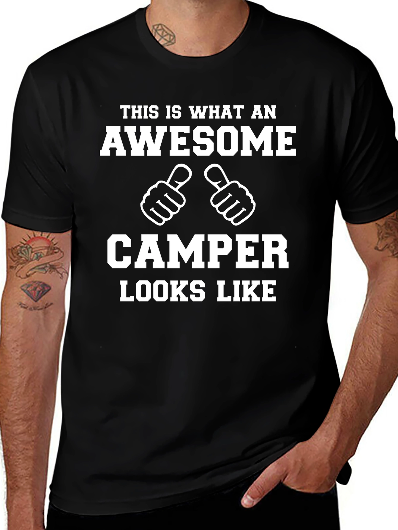 Awesome Camper T-Shirt - Funny Camping Tee