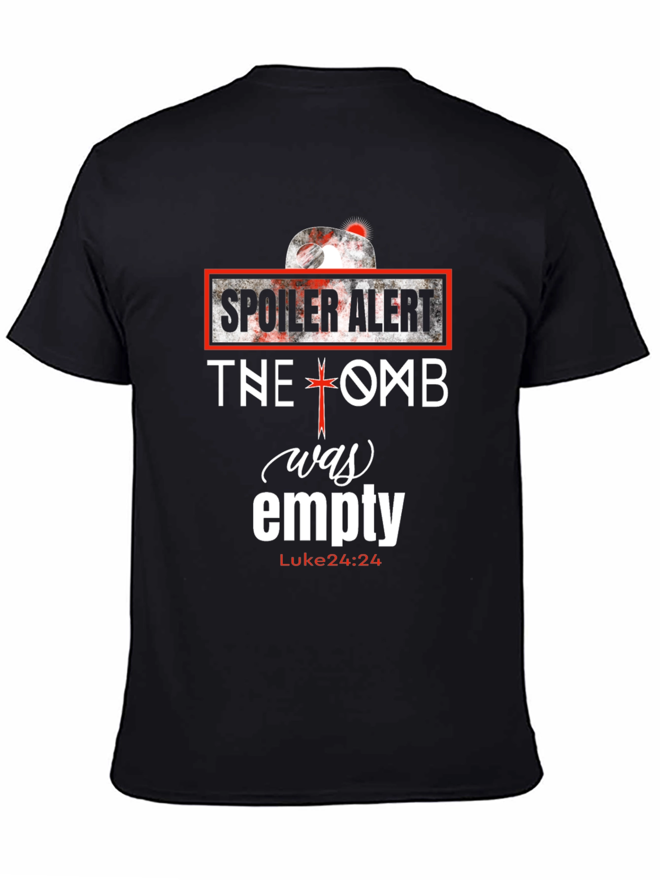 Spoiler Alert Empty Tomb T-Shirt Christian Easter