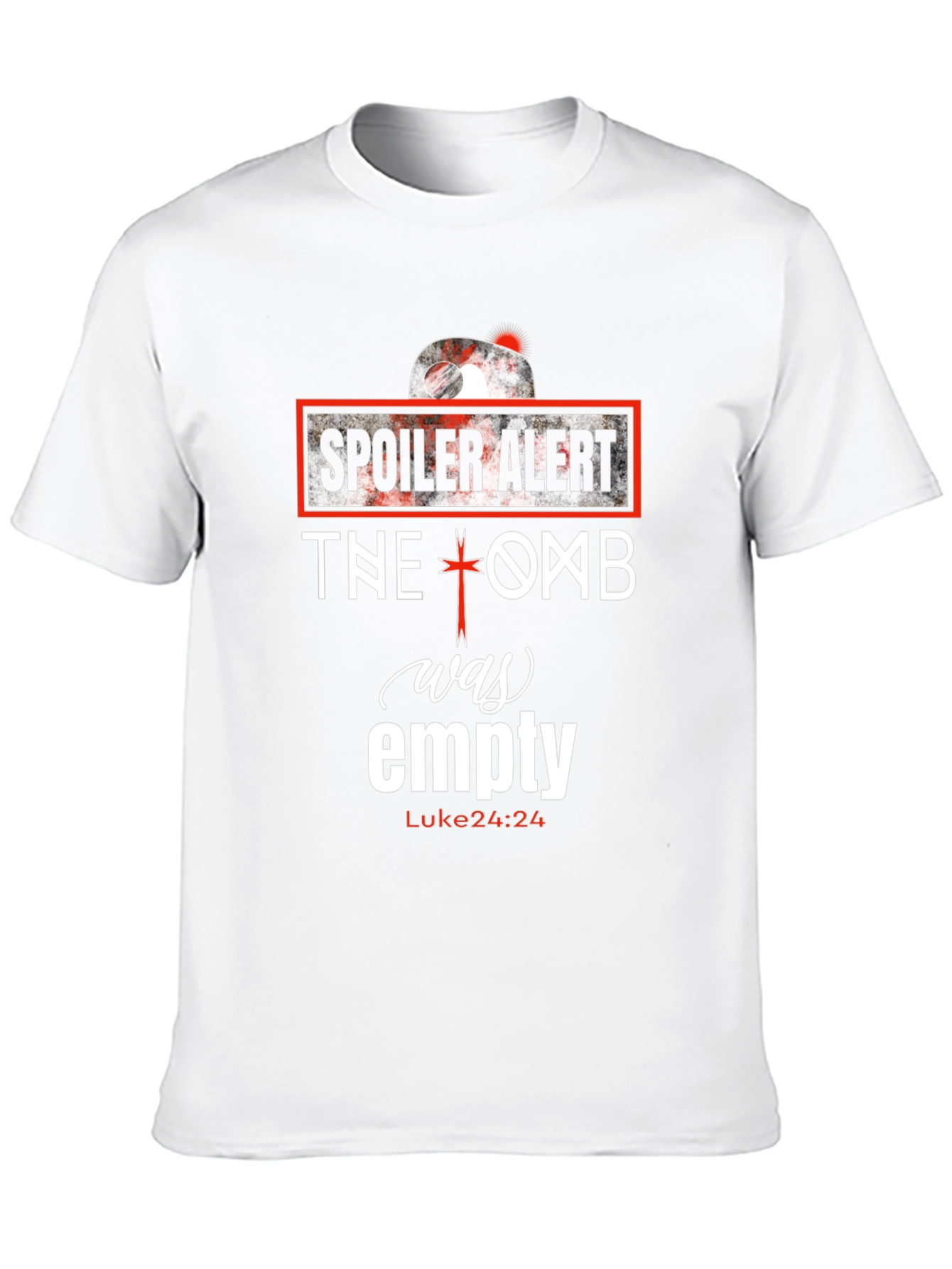 Spoiler Alert Empty Tomb T-Shirt Christian Easter