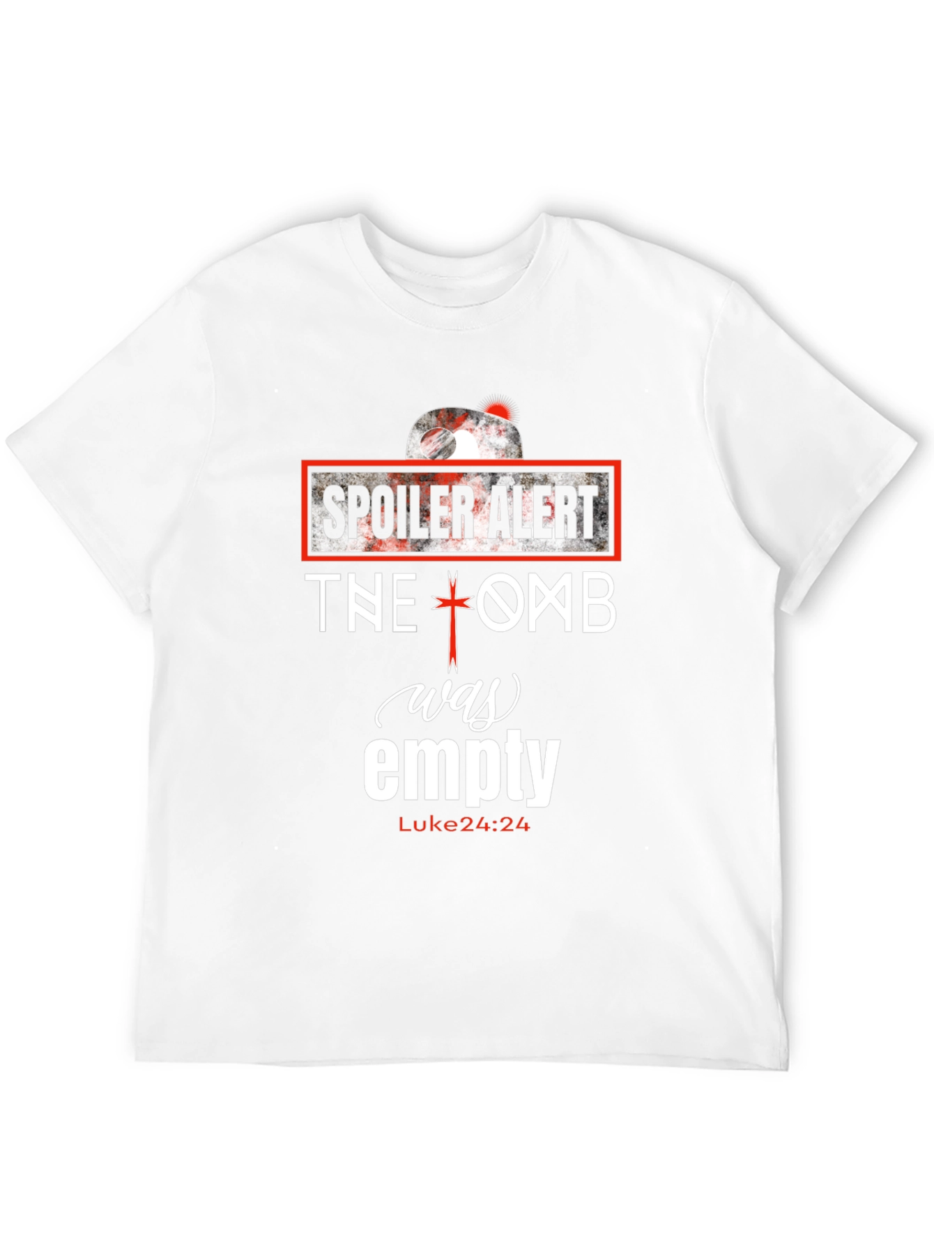 Spoiler Alert Empty Tomb T-Shirt Christian Easter