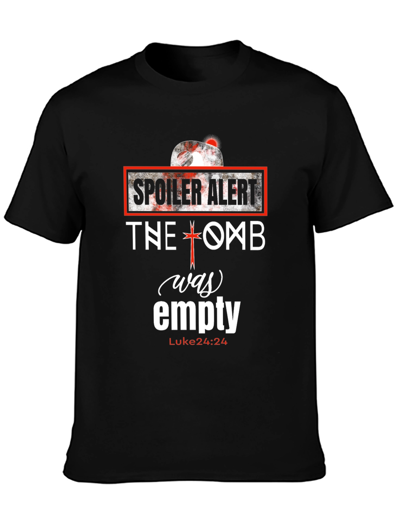 Spoiler Alert Empty Tomb T-Shirt Christian Easter
