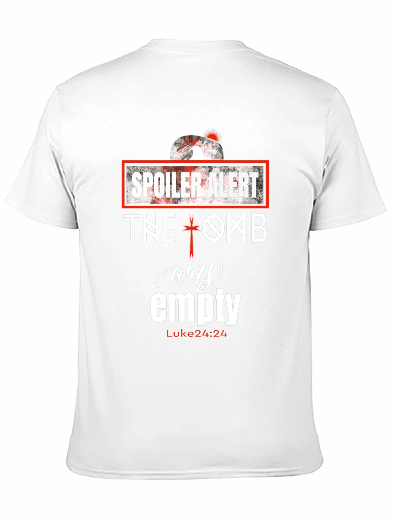 Spoiler Alert Empty Tomb T-Shirt Christian Easter