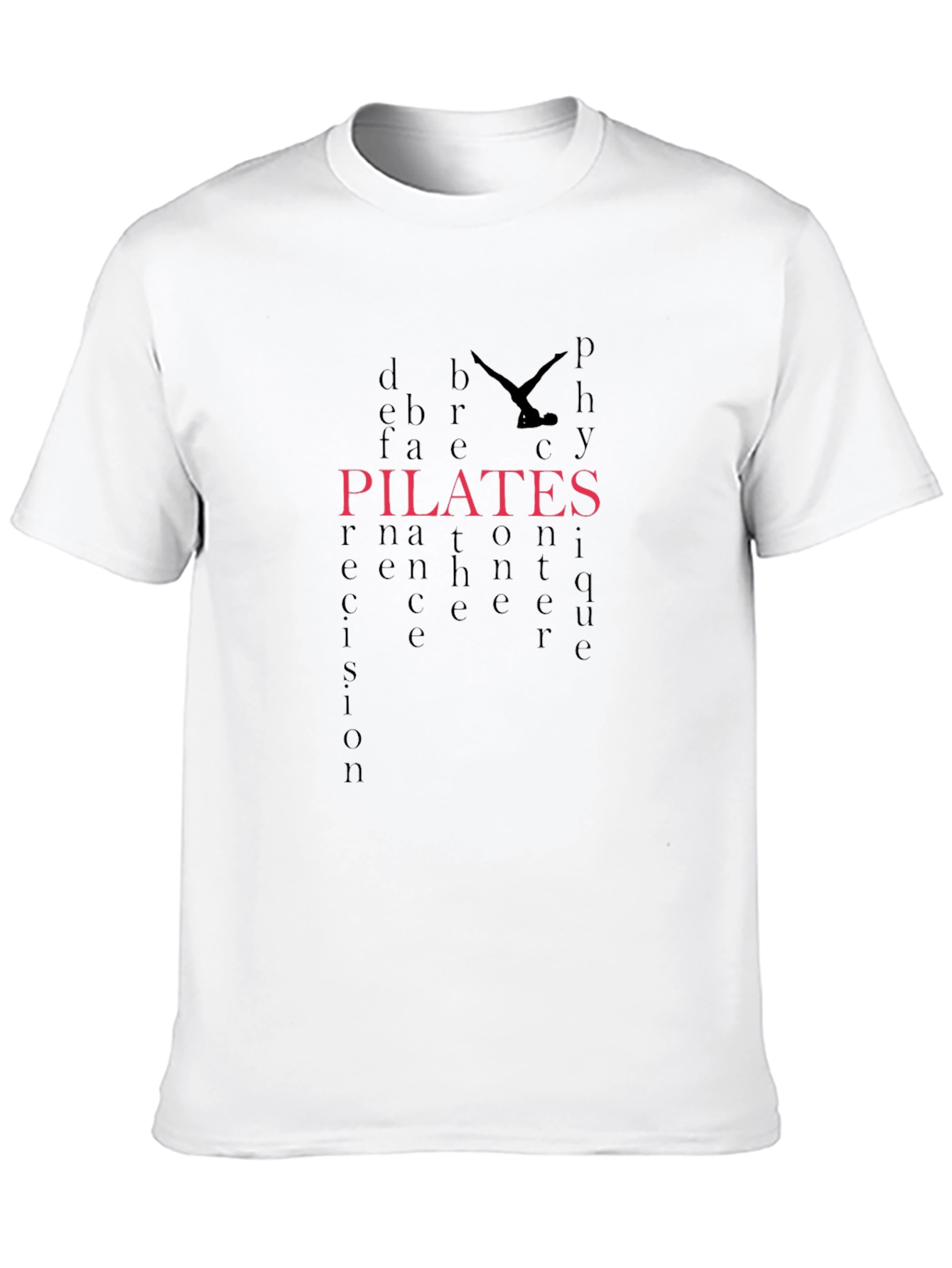 Pilates Graphic Tee - Black