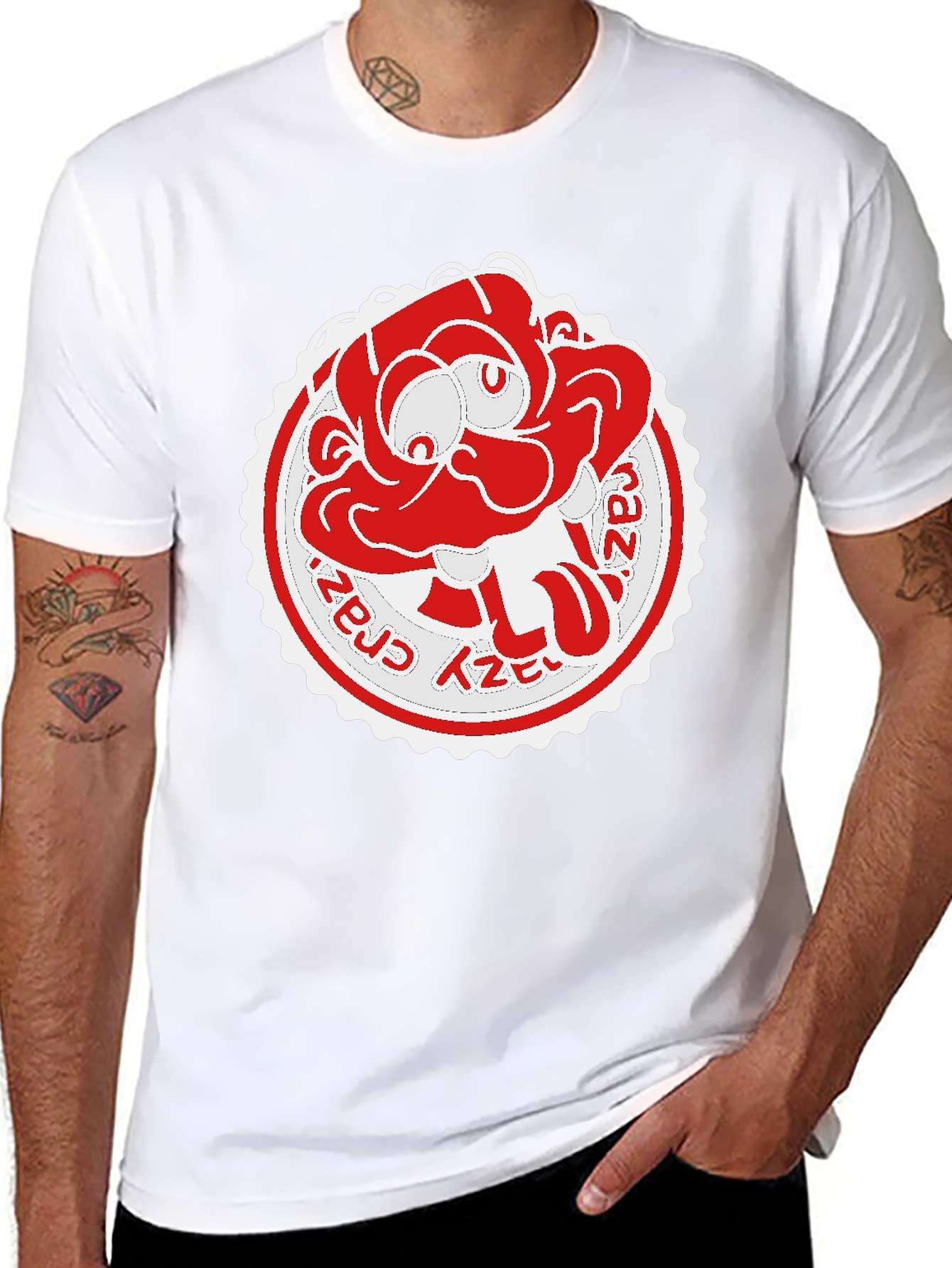 Crazy Monkey Graphic Tee - Unique Design