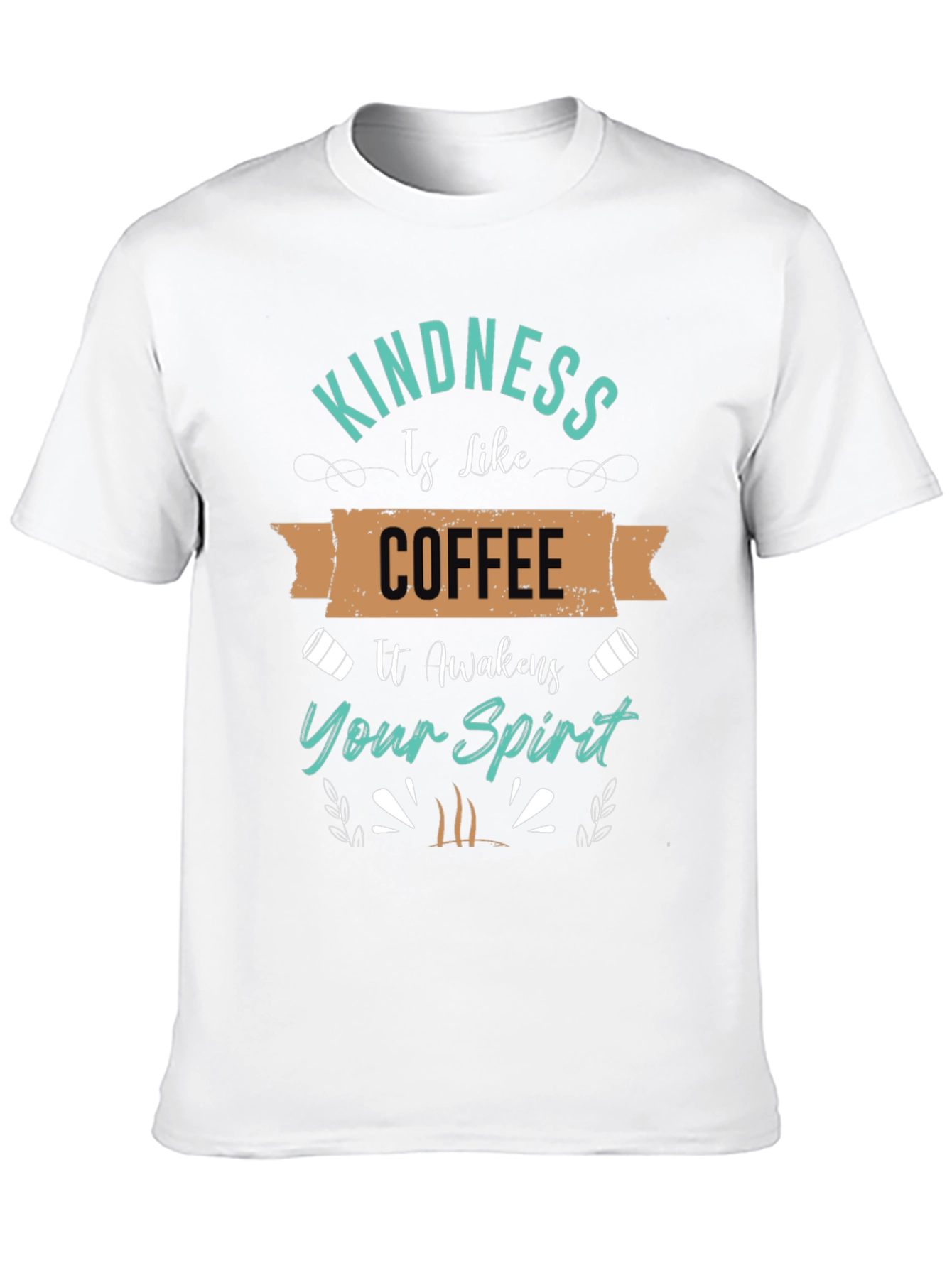 Kindness Coffee T-Shirt - Awaken Your Spirit