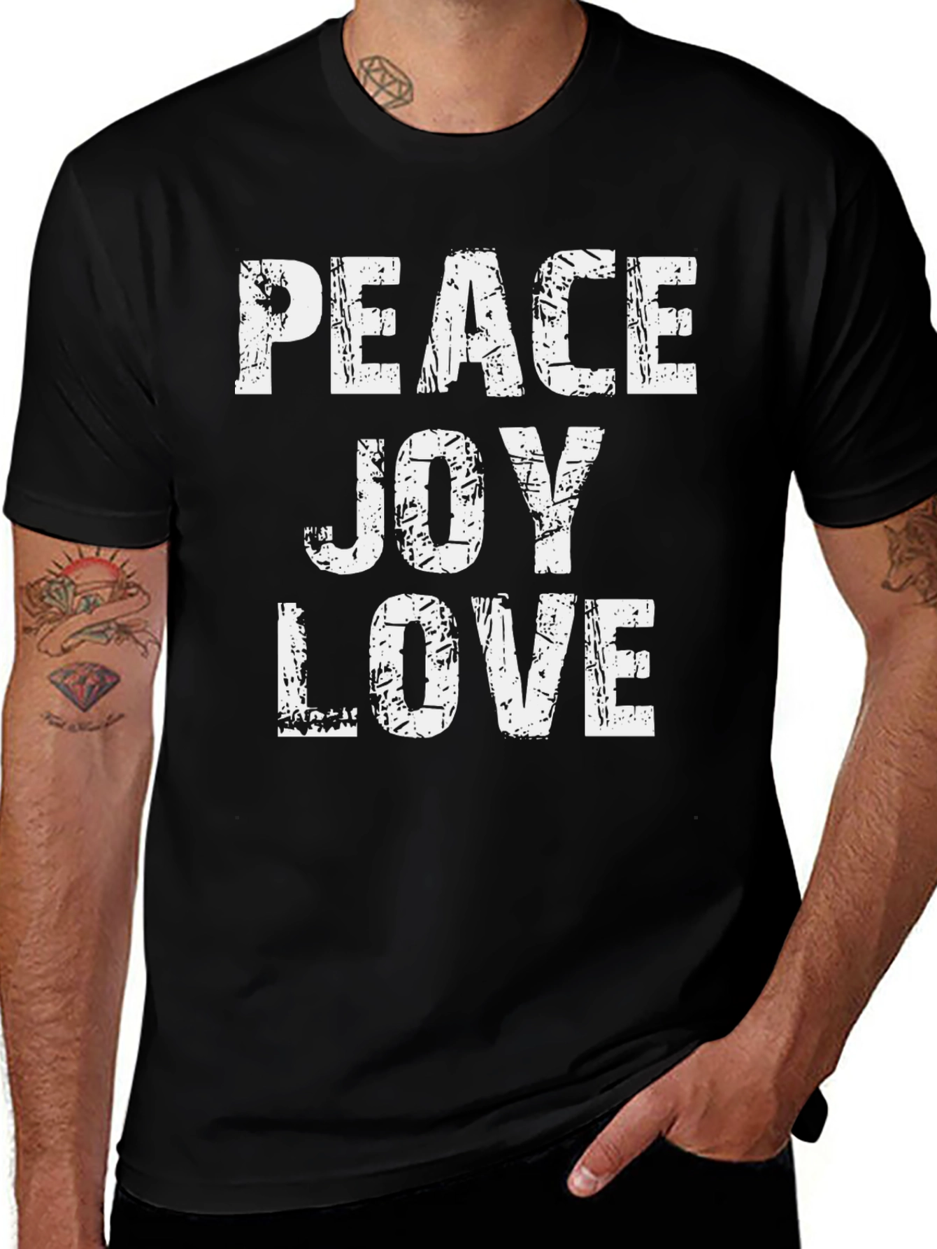 Peace Joy Love Graphic T-Shirt