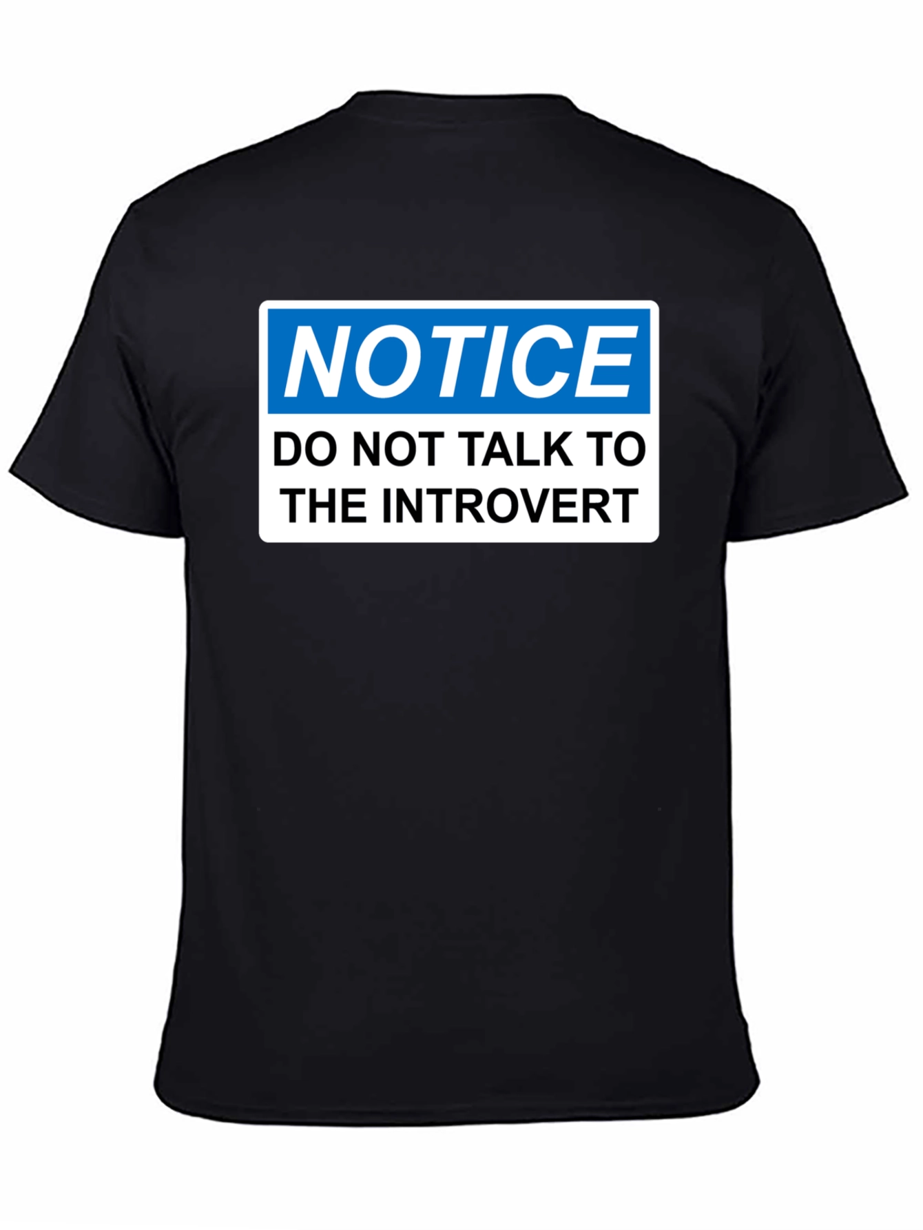 Introvert Notice T-Shirt - Funny Social Distancing Tee