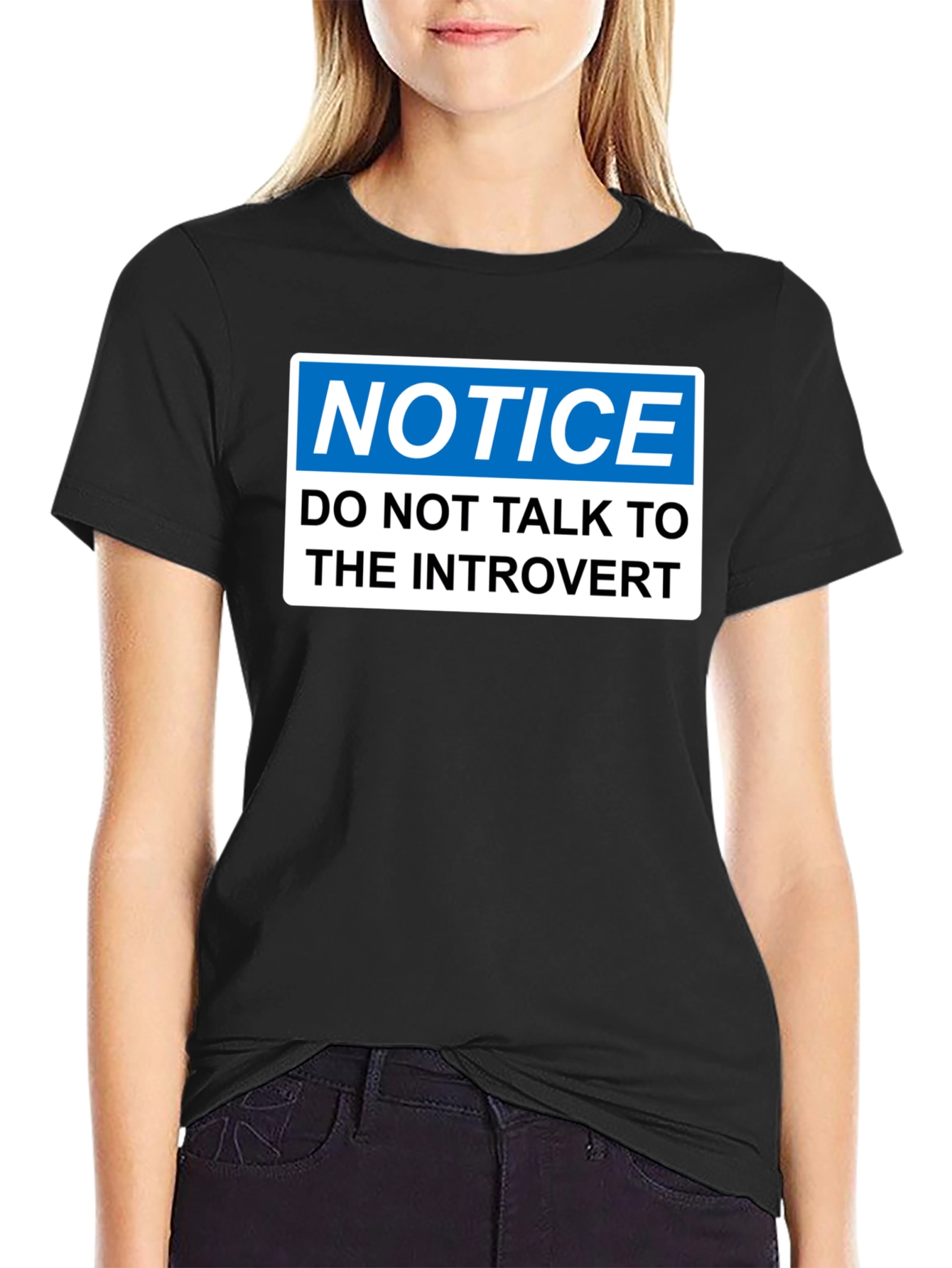 Introvert Notice T-Shirt - Funny Social Distancing Tee
