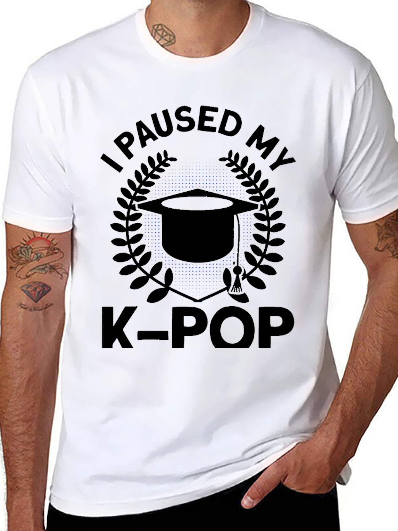 I Paused My K-Pop Graduation T-Shirt