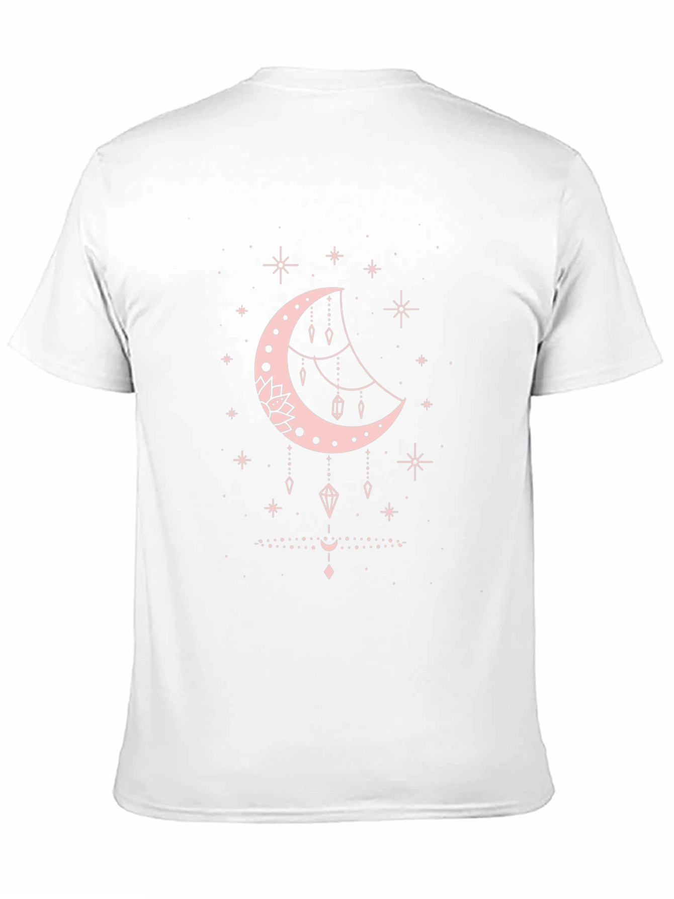 Celestial Moon Graphic Tee - Black