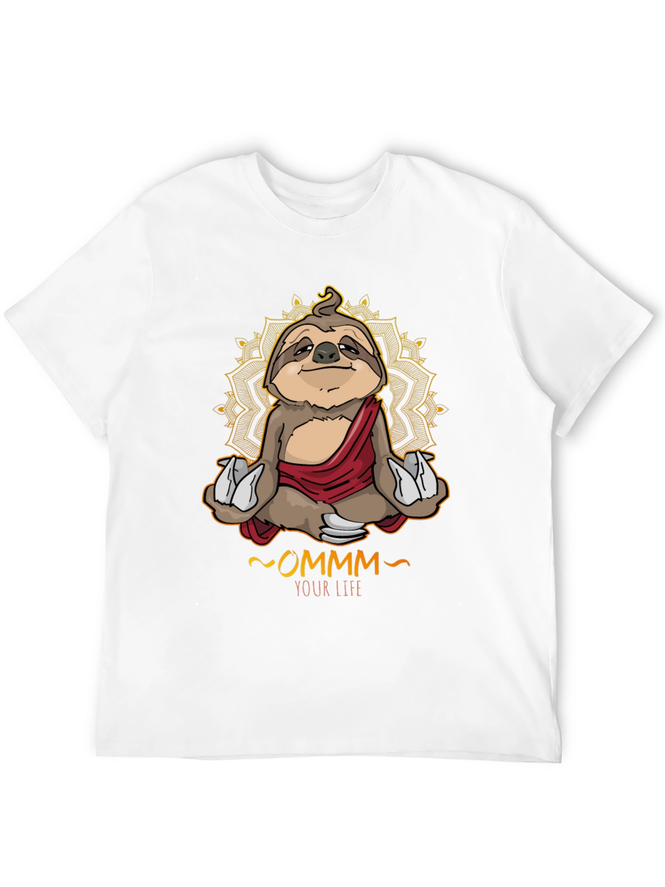Meditating Sloth T-Shirt - Find Your Ommm