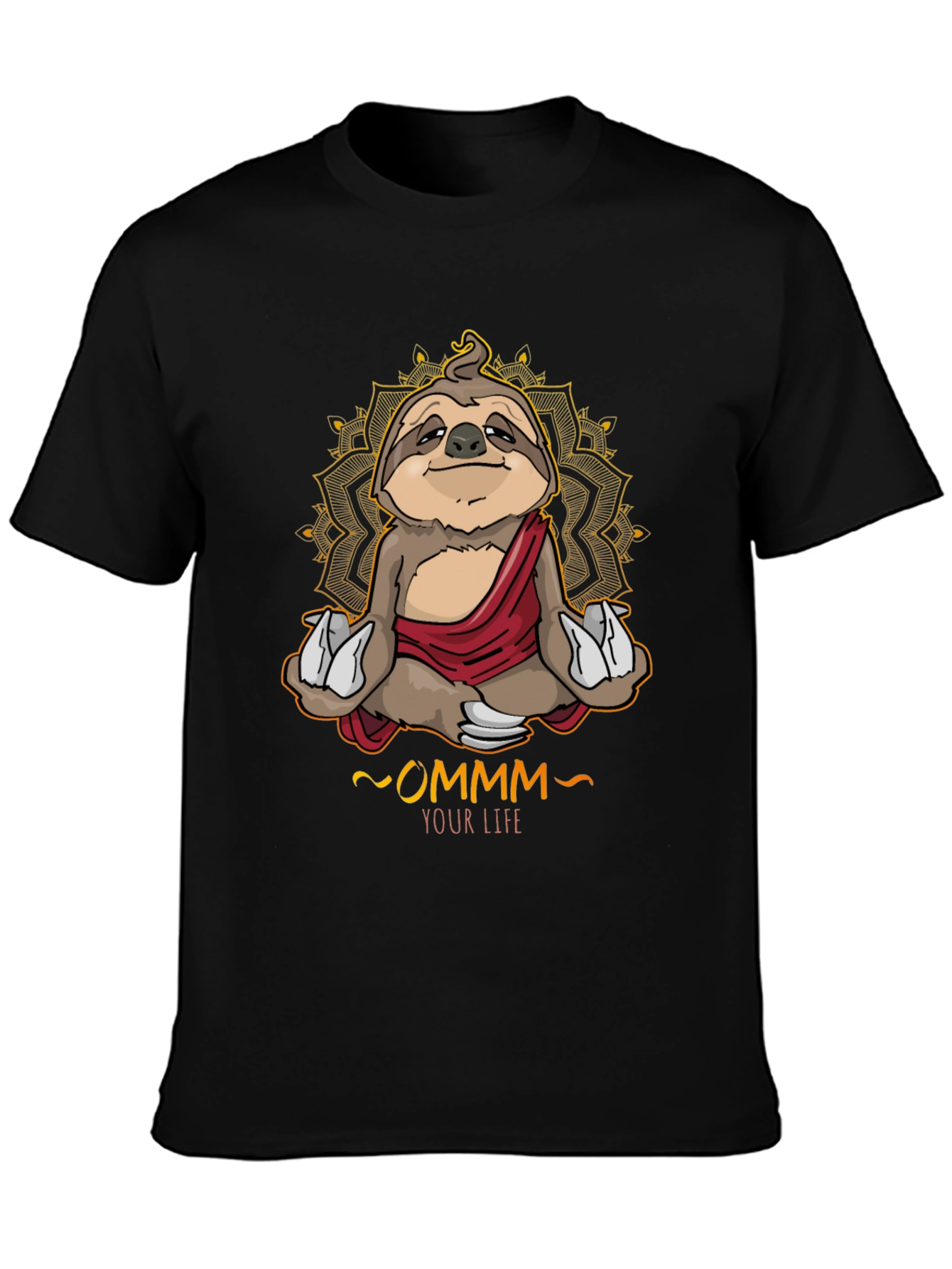 Meditating Sloth T-Shirt - Find Your Ommm
