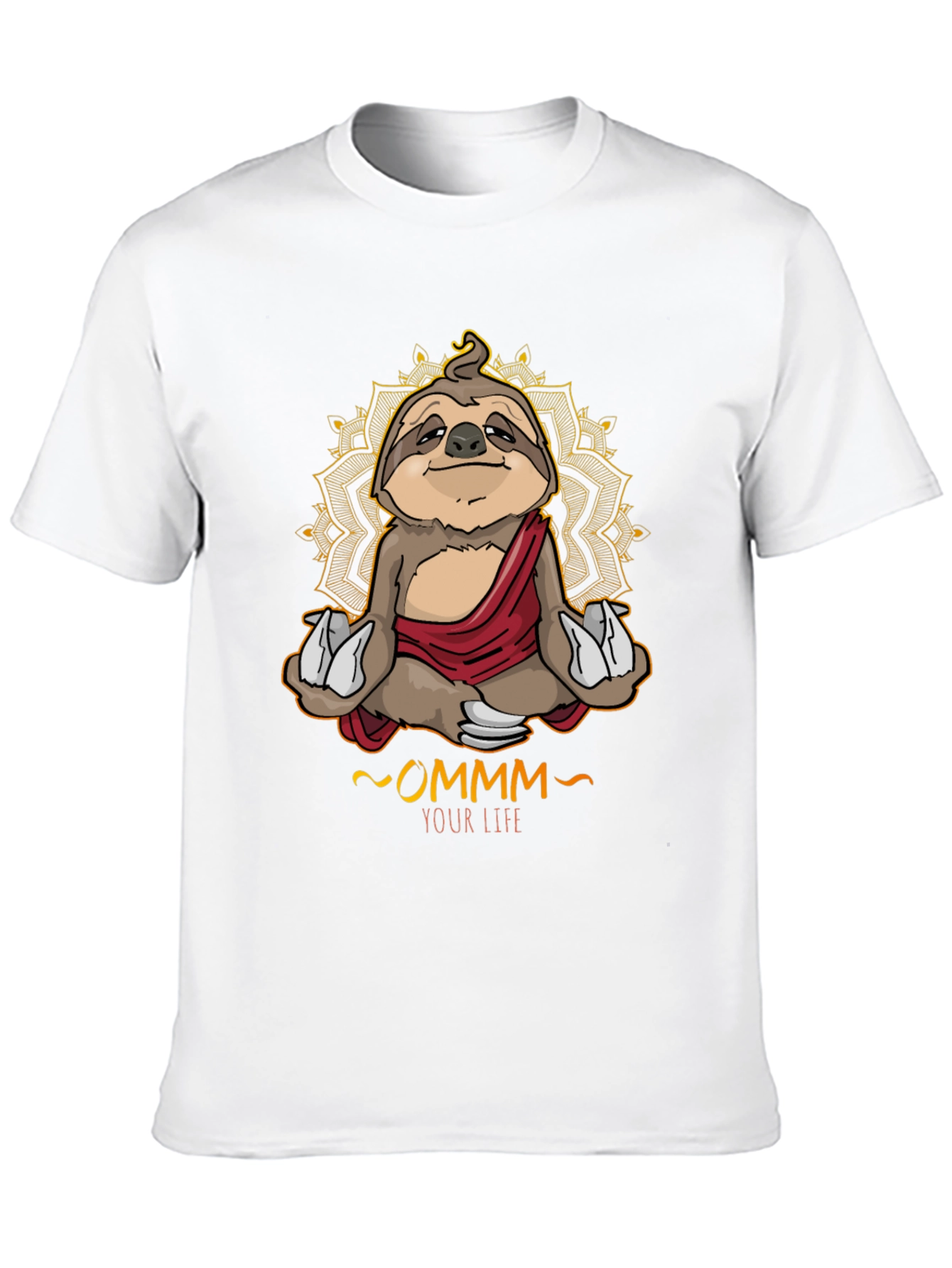 Meditating Sloth T-Shirt - Find Your Ommm