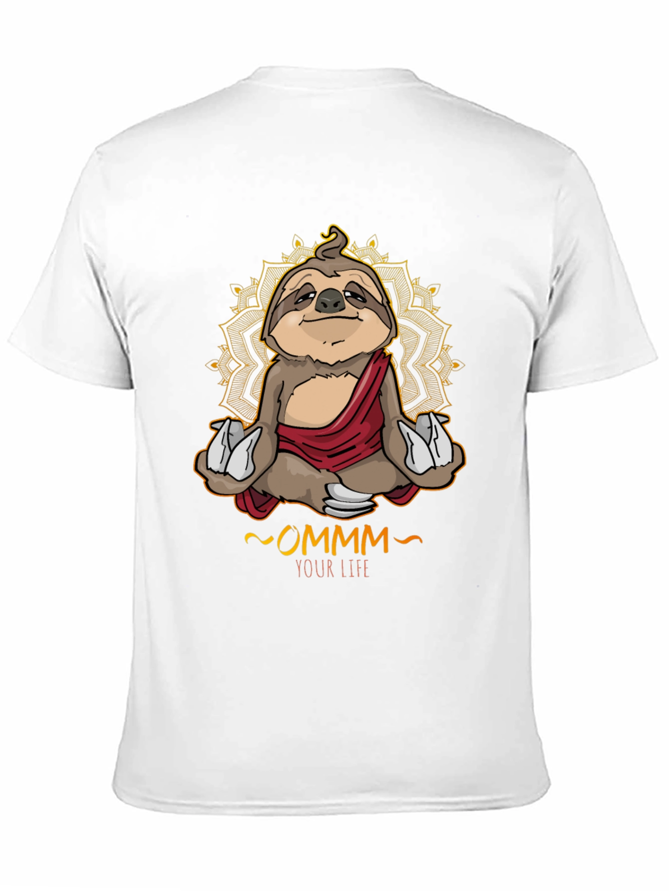 Meditating Sloth T-Shirt - Find Your Ommm