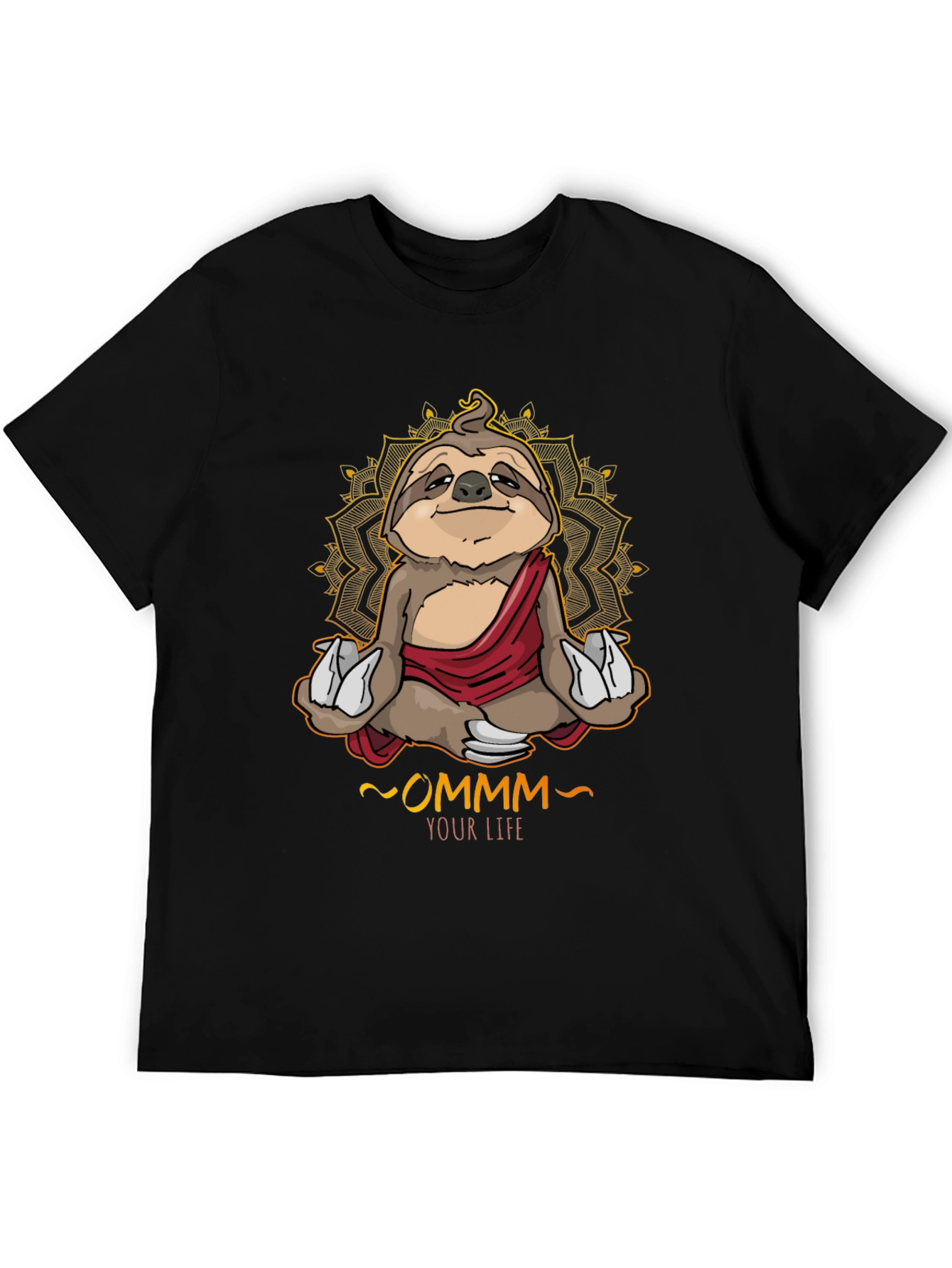 Meditating Sloth T-Shirt - Find Your Ommm