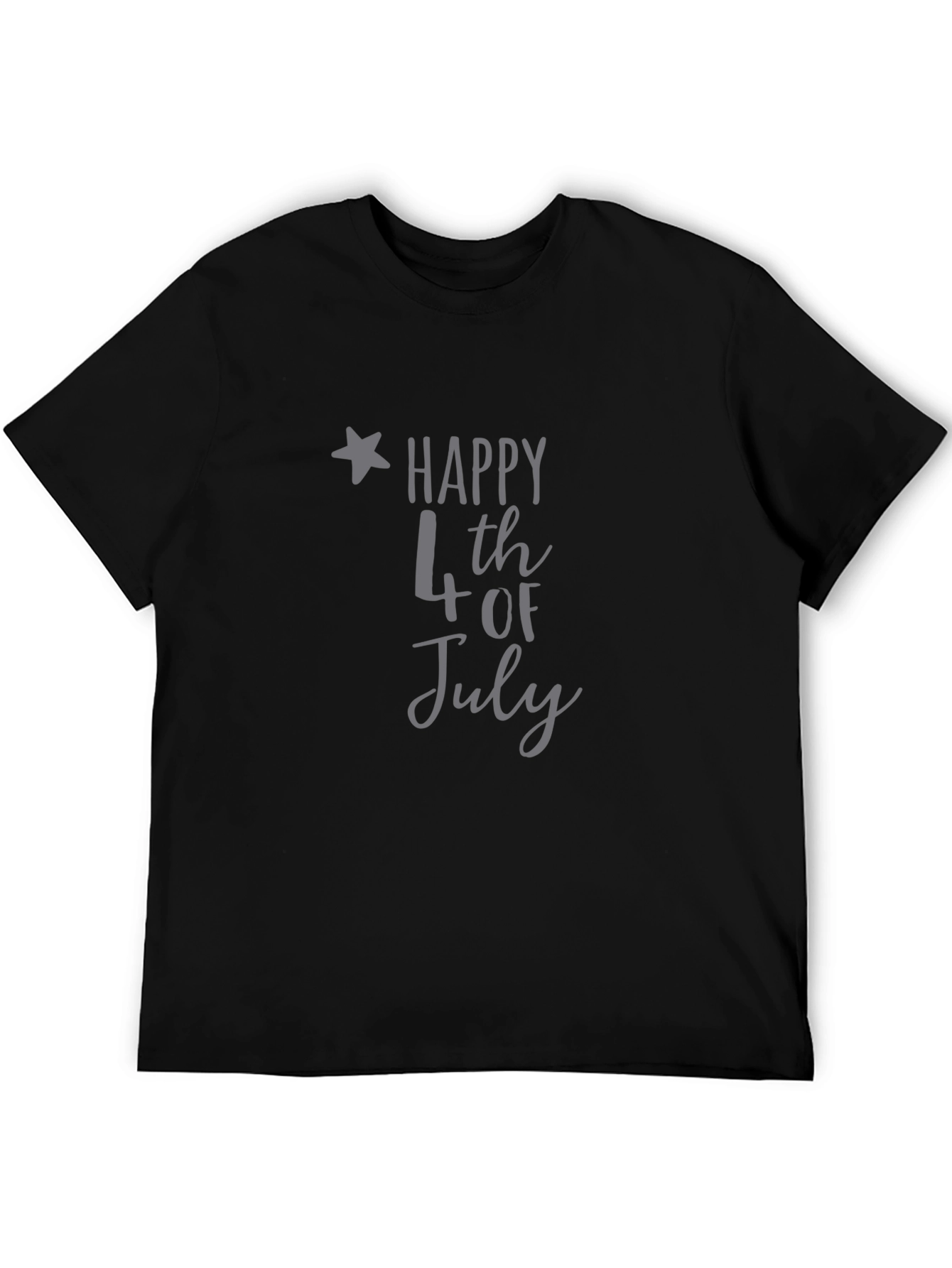 Happy 4th of July Graphic Tee - Patriotic Celebration