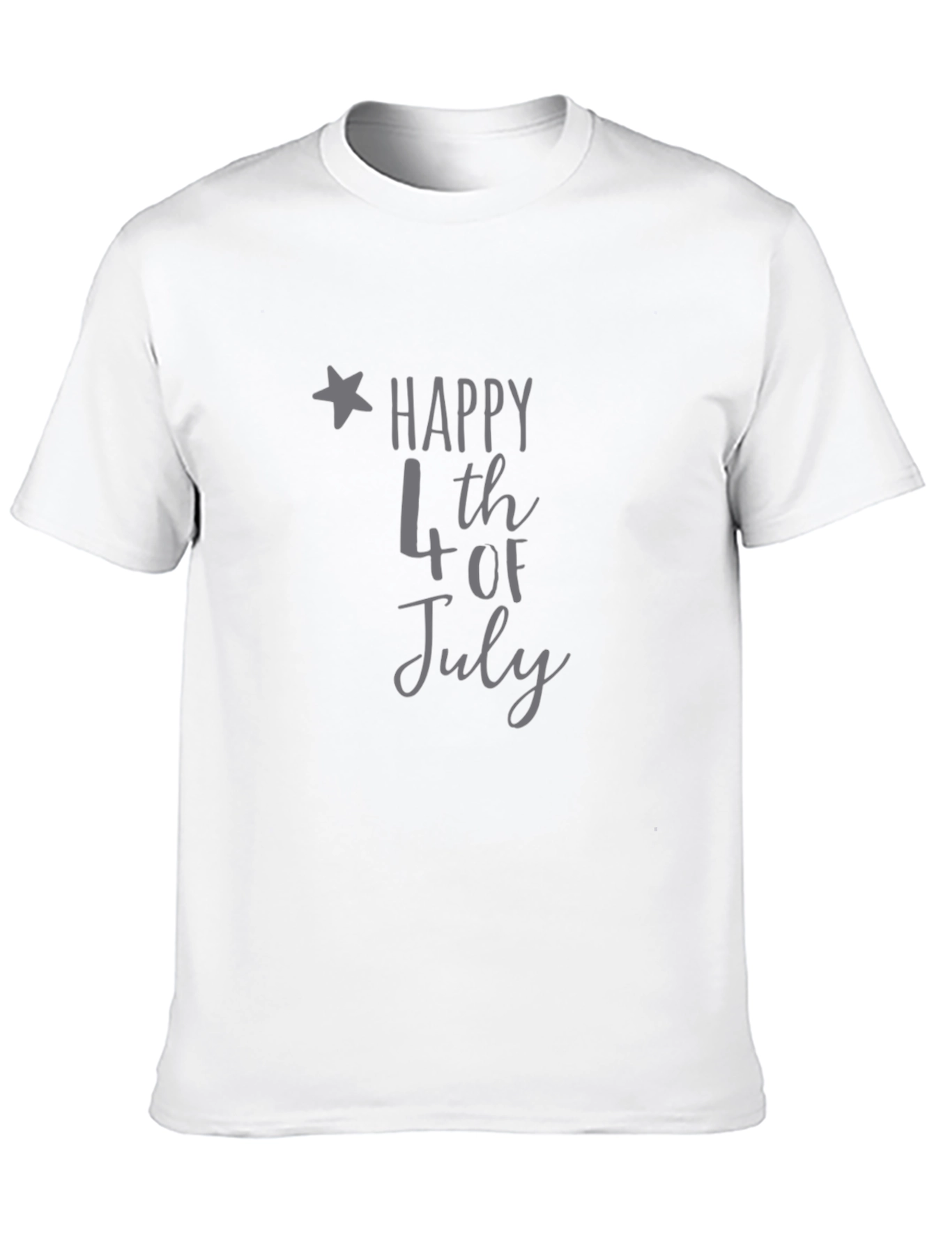 Happy 4th of July Graphic Tee - Patriotic Celebration