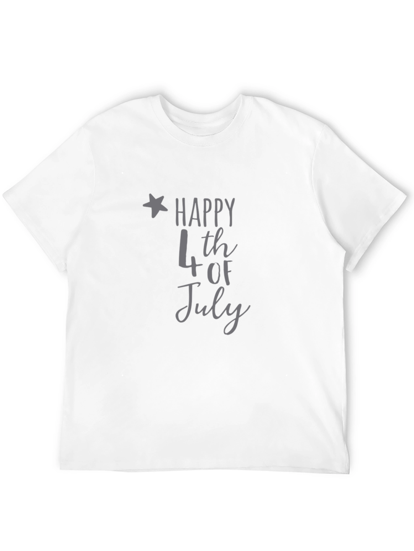 Happy 4th of July Graphic Tee - Patriotic Celebration