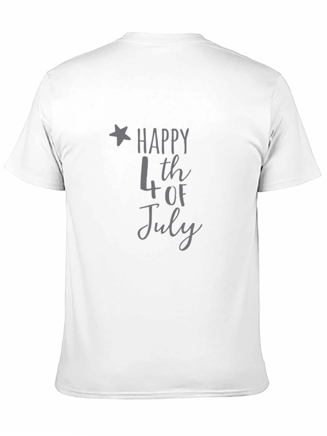 Happy 4th of July Graphic Tee - Patriotic Celebration