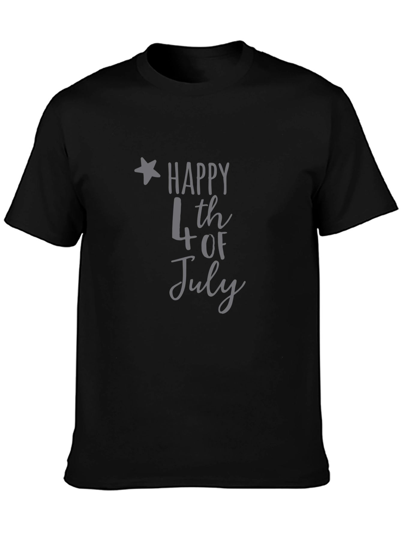 Happy 4th of July Graphic Tee - Patriotic Celebration
