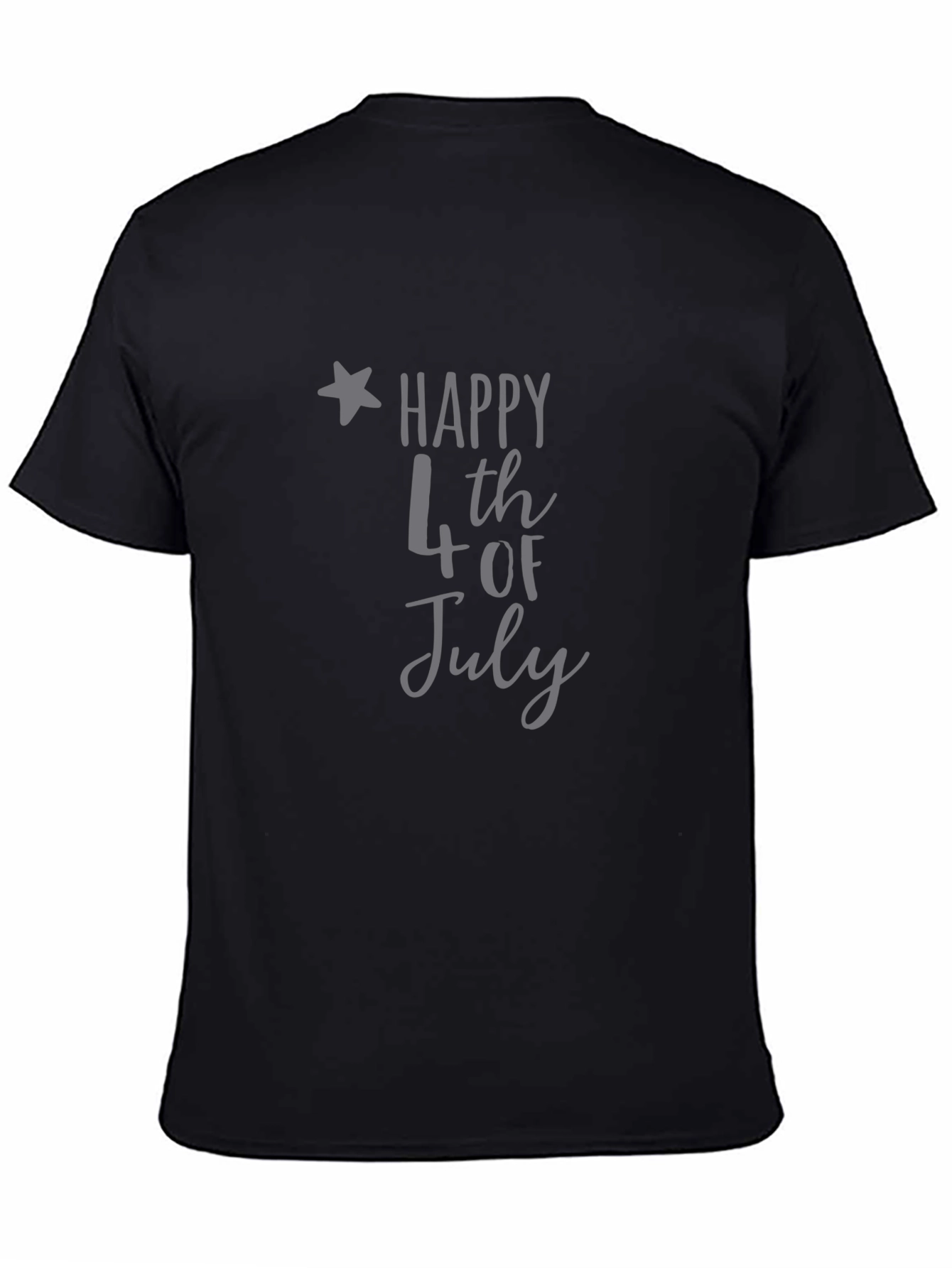 Happy 4th of July Graphic Tee - Patriotic Celebration