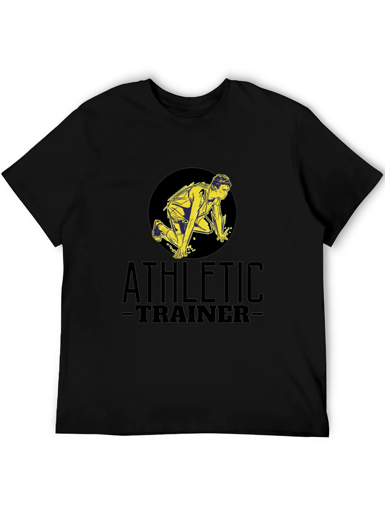 Athletic Trainer Graphic Tee - Black
