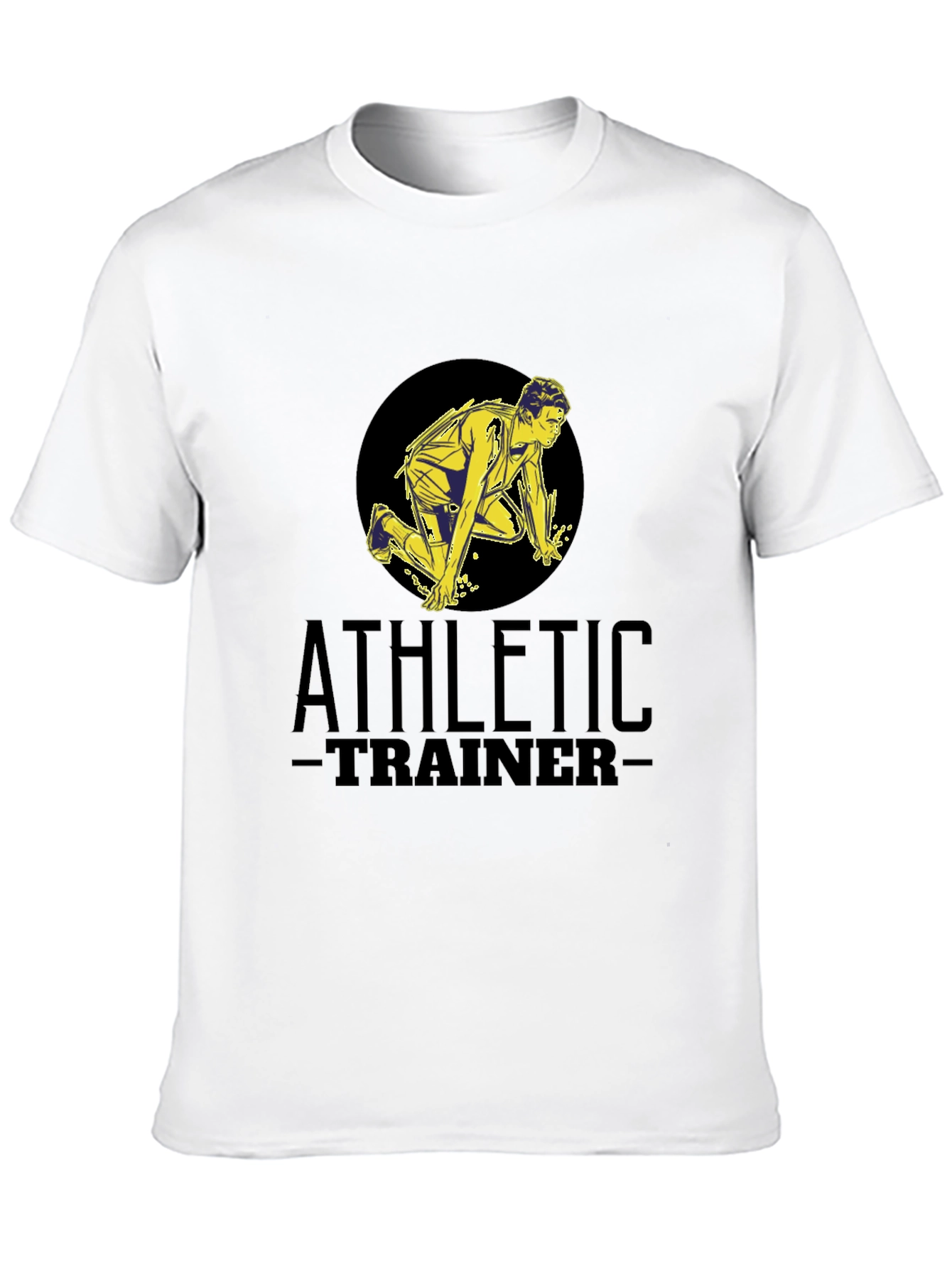 Athletic Trainer Graphic Tee - Black
