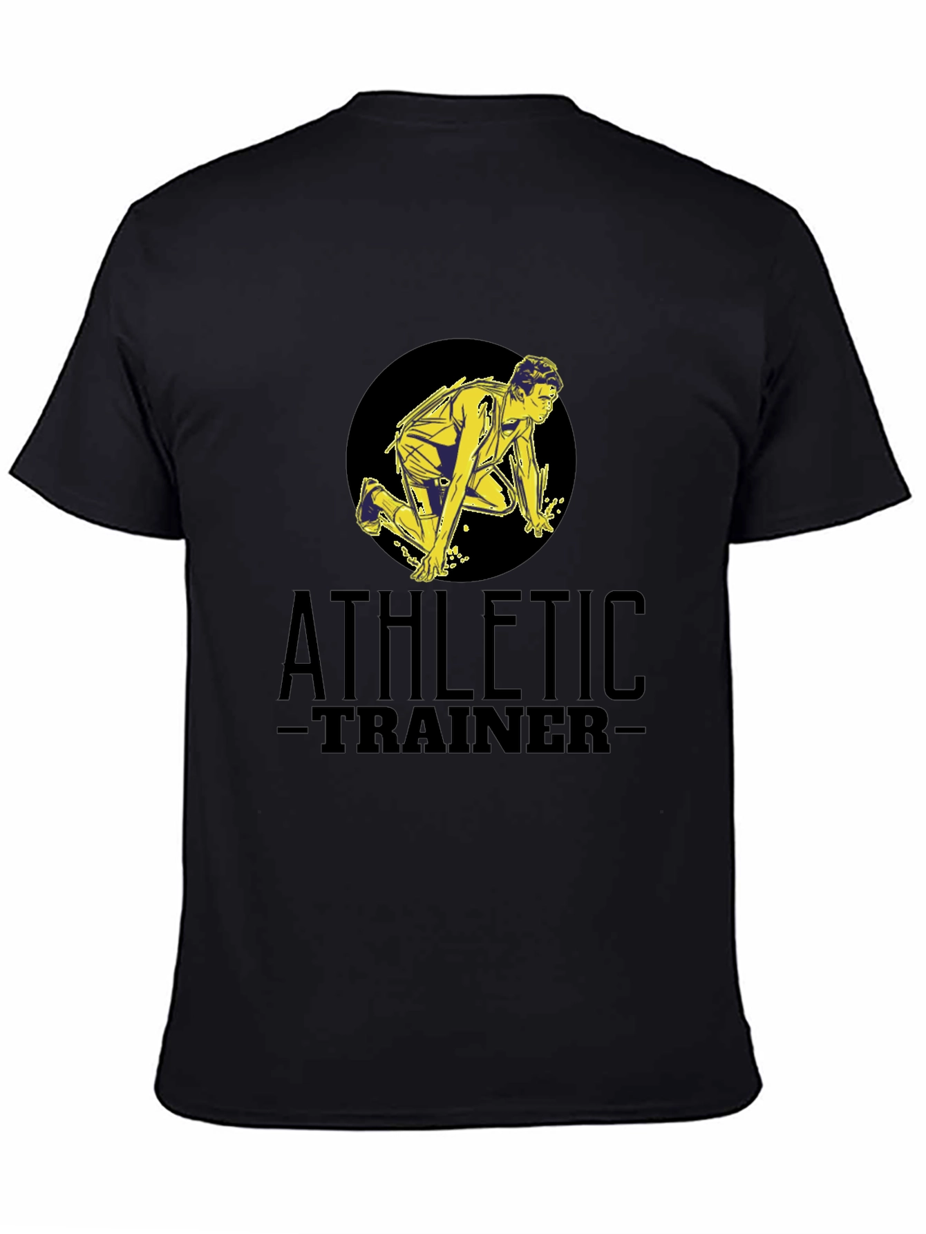 Athletic Trainer Graphic Tee - Black