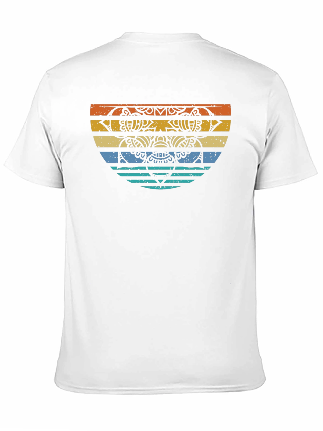 Retro Mandala Graphic Tee - Comfort Fit