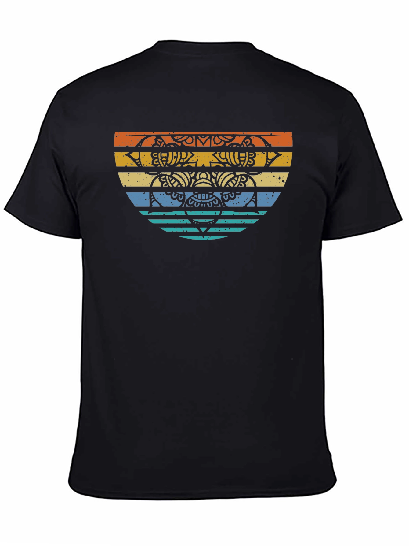 Retro Mandala Graphic Tee - Comfort Fit